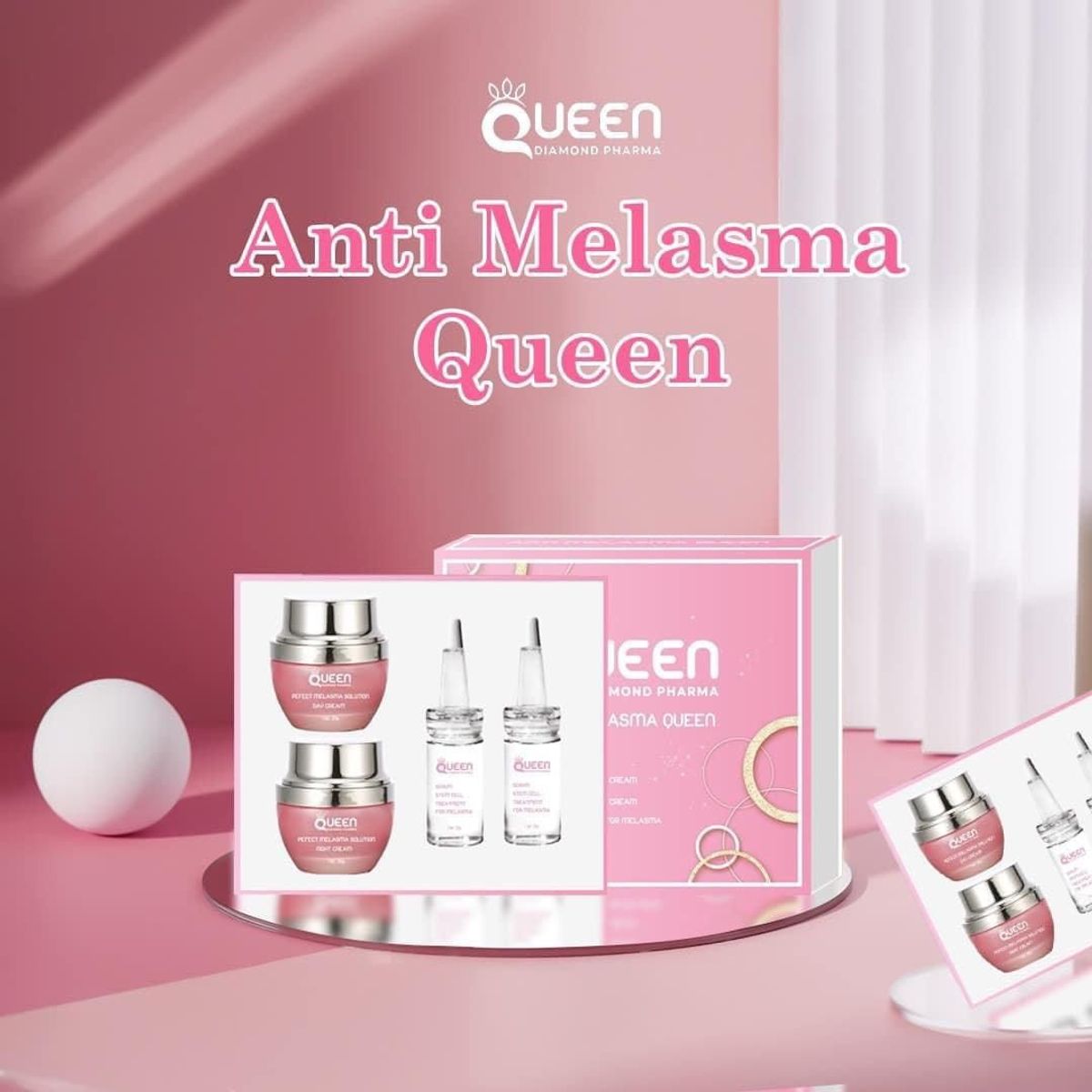 Bộ Sản Phẩm Hủy Nám ANTI MELASMA QUEEN - “NỮ HOÀNG HỦY NÁM Bộ Sản Phẩm Hủy Nám ANTI MELASMA QUEEN - “NỮ HOÀNG HỦY NÁM