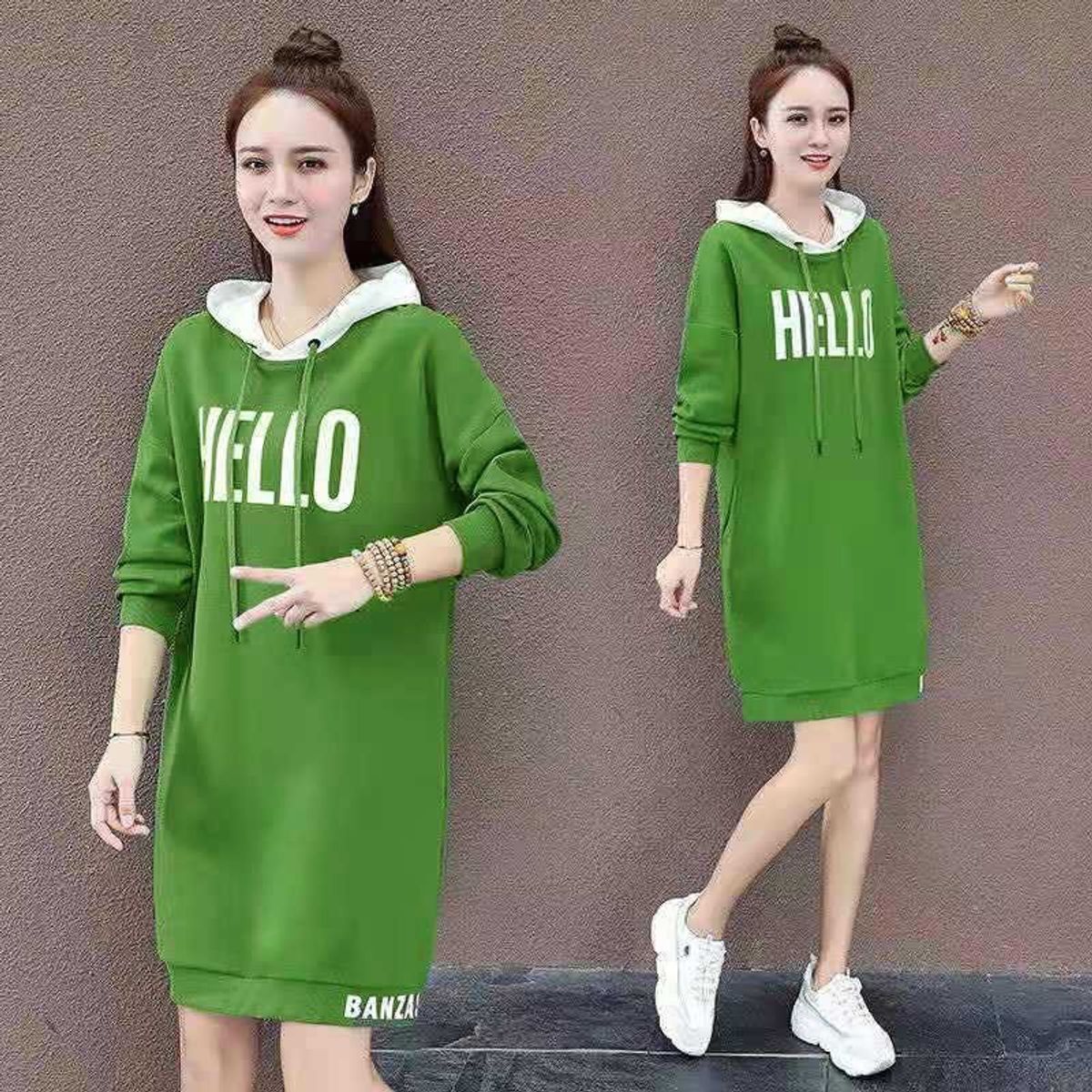 ĐẦM THUN SUÔNG HELLO CÓ NÓN - DT1708 ĐẦM THUN SUÔNG HELLO CÓ NÓN - DT1708