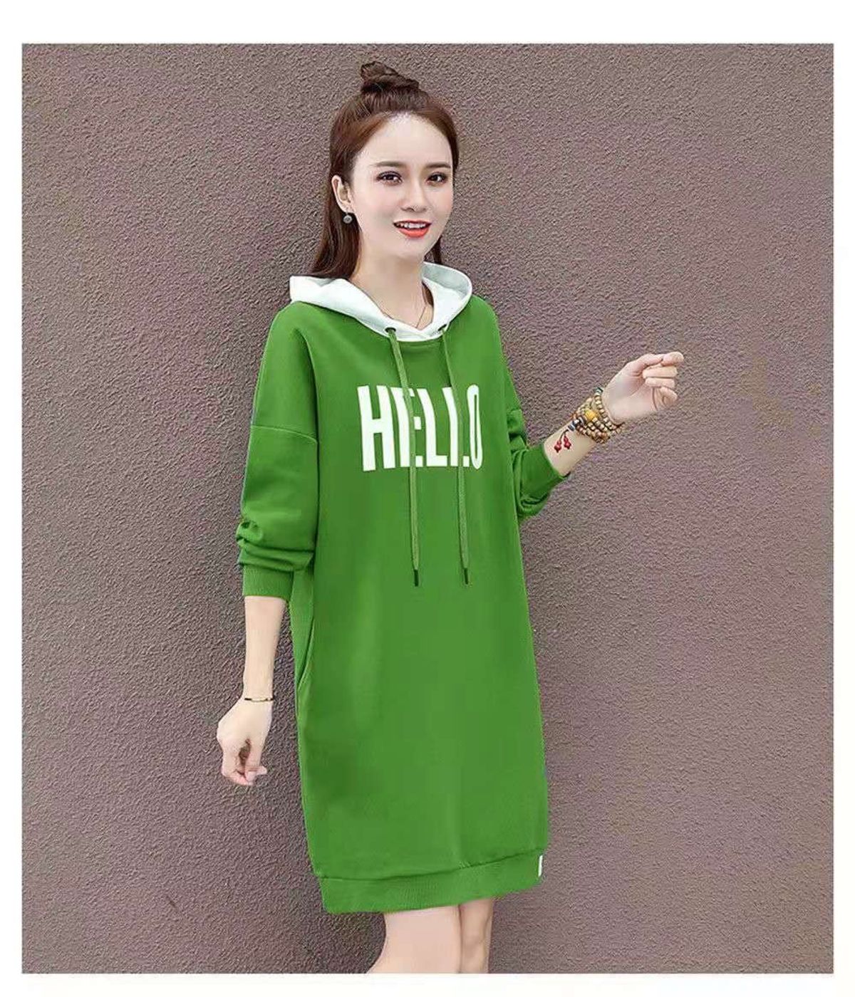 ĐẦM THUN SUÔNG HELLO CÓ NÓN - DT1708 ĐẦM THUN SUÔNG HELLO CÓ NÓN - DT1708