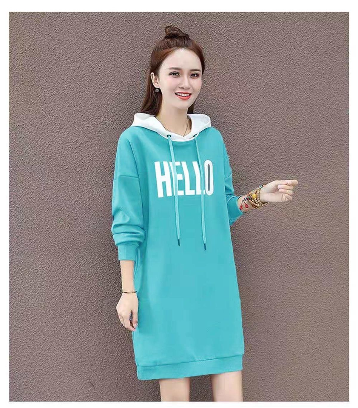 ĐẦM THUN SUÔNG HELLO CÓ NÓN - DT1708 ĐẦM THUN SUÔNG HELLO CÓ NÓN - DT1708