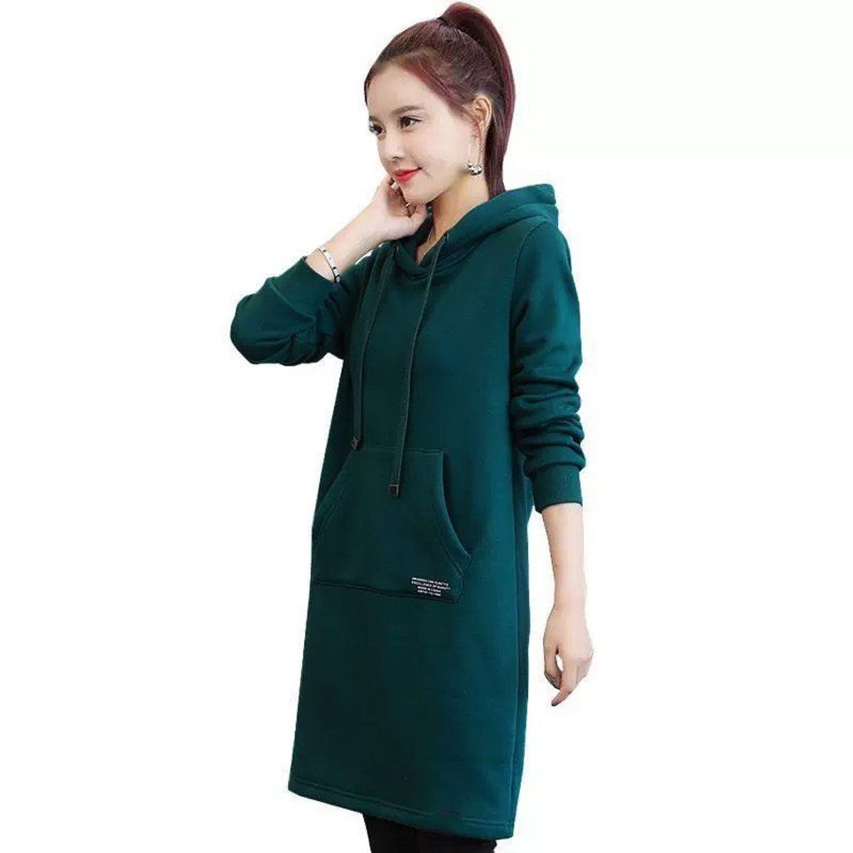 ĐẦM THUN SUÔNG CÓ NÓN FASHION – DT1710 ĐẦM THUN SUÔNG CÓ NÓN FASHION – DT1710