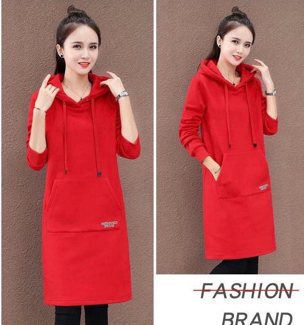 ĐẦM THUN SUÔNG CÓ NÓN FASHION – DT1710 ĐẦM THUN SUÔNG CÓ NÓN FASHION – DT1710