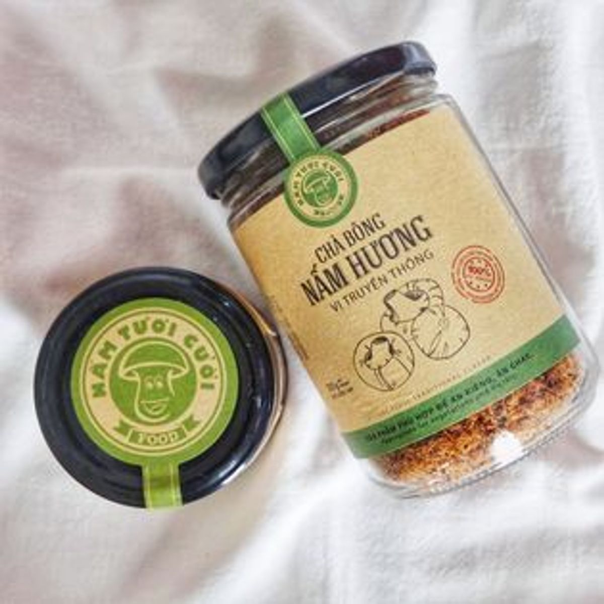 Chà Bông Nấm Chay Vị Truyền Thống 100g - Nấm Tươi Cười Chà Bông Nấm Chay Vị Truyền Thống 100g - Nấm Tươi Cười