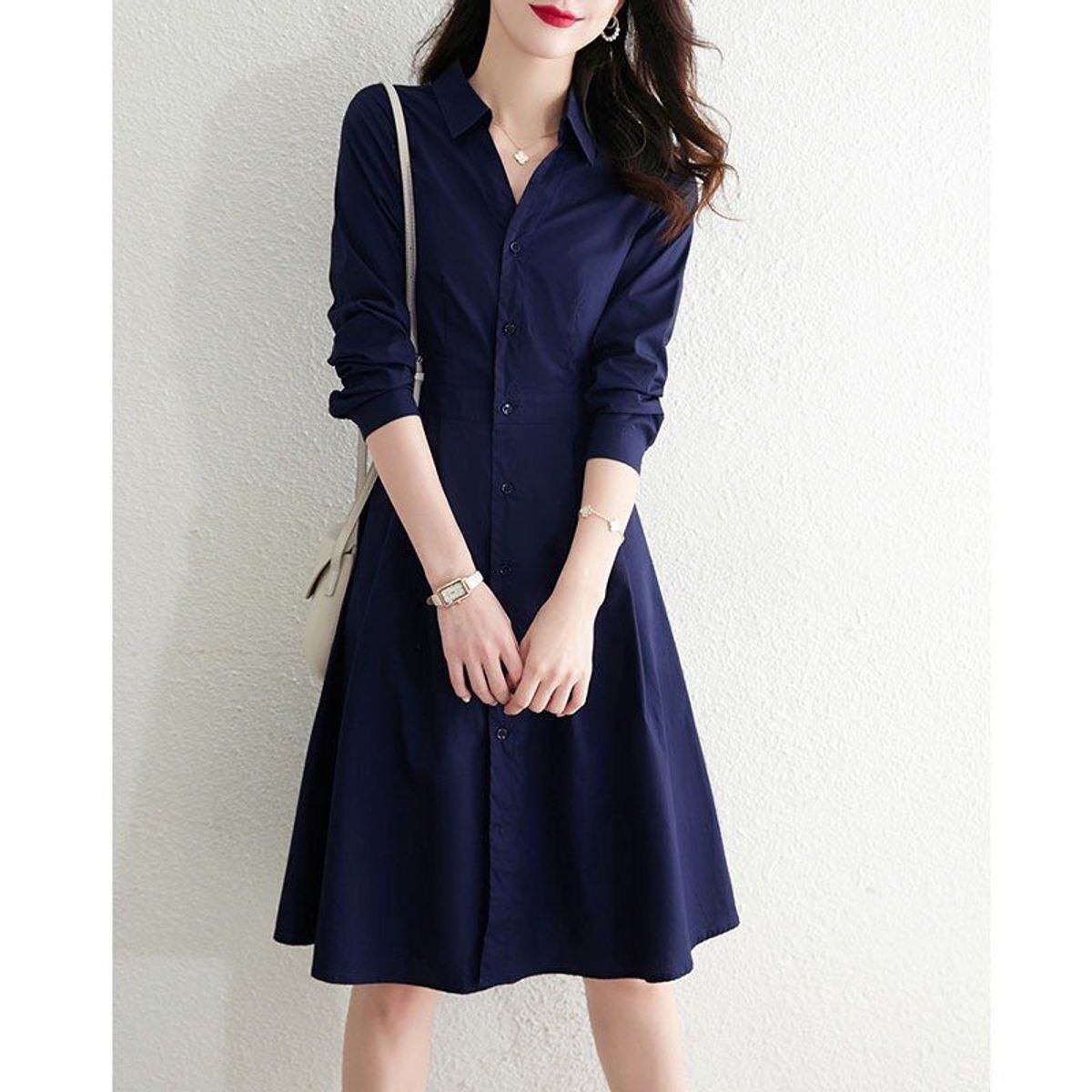 ĐẦM XÒE XANH SƠ MI TAY DÀI – DT1713 ĐẦM XÒE XANH SƠ MI TAY DÀI – DT1713