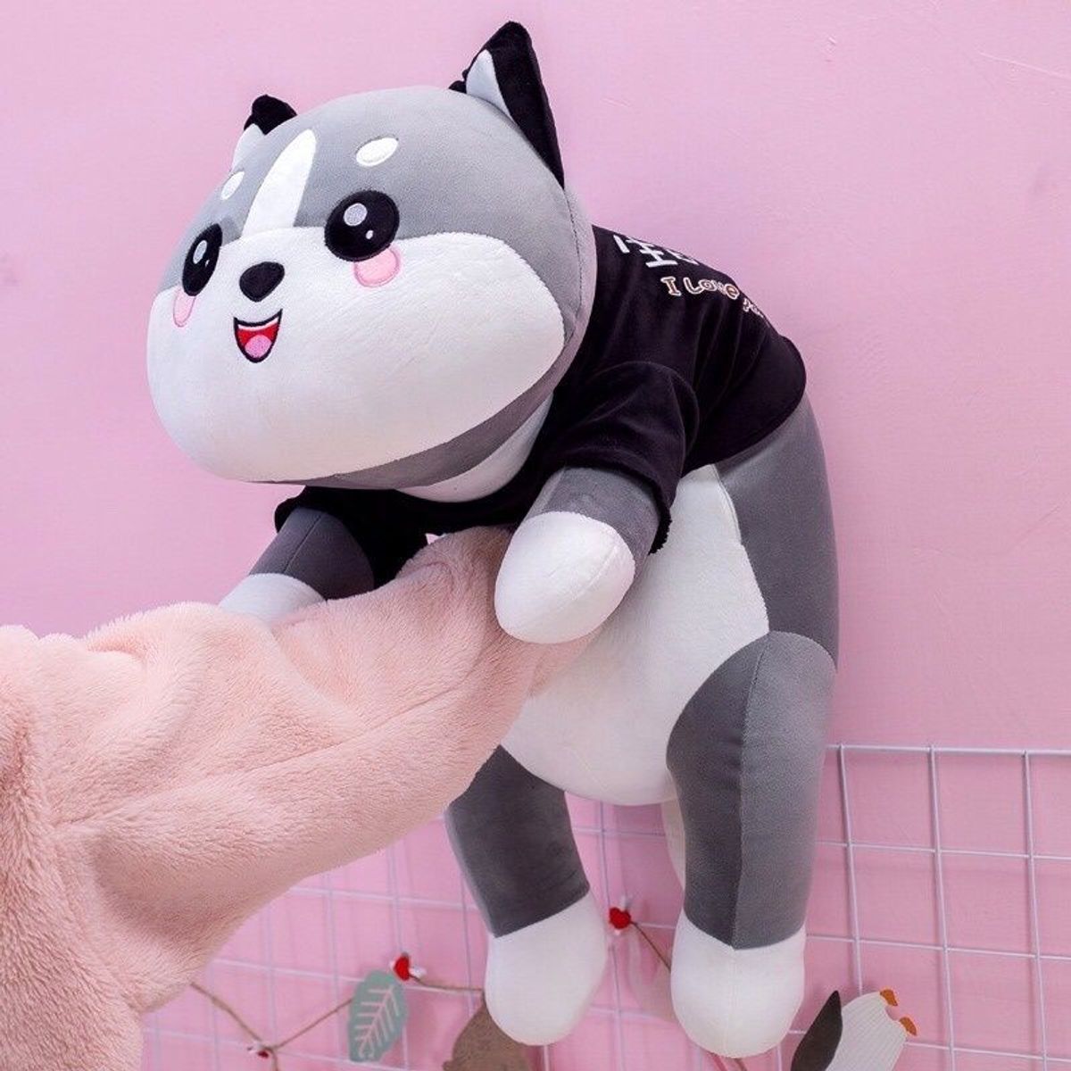 Gấu Bông Mèo Husky Thú Bông Siêu To Khổng Lồ Lông Nhung Mềm Mịn Co Dãn 4 Chiều Size 50cm-1m5 Gấu Bông Mèo Husky Thú Bông Siêu To Khổng Lồ Lông Nhung Mềm Mịn Co Dãn 4 Chiều Size 50cm-1m5