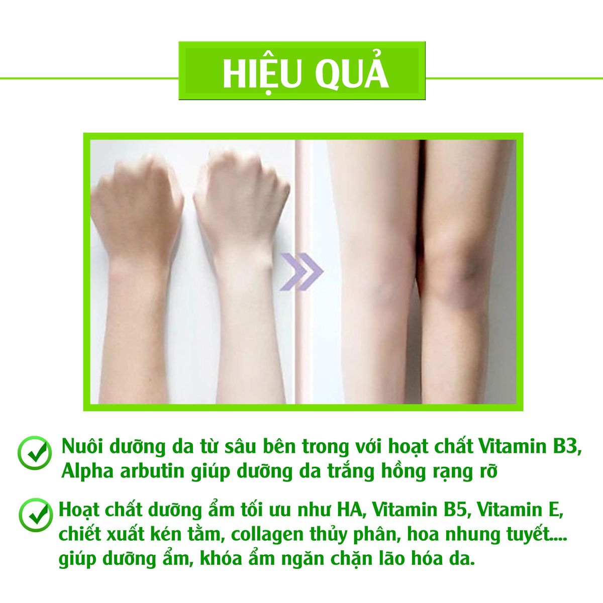 Kem trắng da body kén tằm collagen NDK Kem trắng da body kén tằm collagen NDK