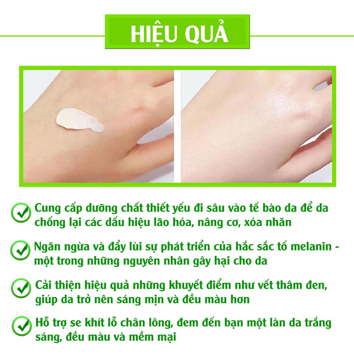 Kem trắng da body kén tằm collagen NDK Kem trắng da body kén tằm collagen NDK