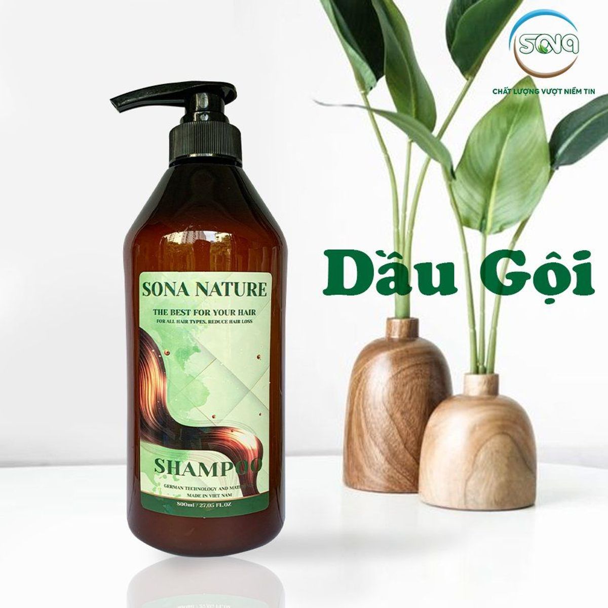 DẦU GỘI TỪ THIÊN NHIÊN SONA | Chai 800ml | Giảm Gãy Rụng Tóc - Chống chẻ ngọn -Kích Thích Mọc Tóc Và Nuôi Dưỡng Mái Tóc Chắc Khoẻ DẦU GỘI TỪ THIÊN NHIÊN SONA | Chai 800ml | Giảm Gãy Rụng Tóc - Chống chẻ ngọn -Kích Thích Mọc Tóc Và Nuôi Dưỡng Mái Tóc Chắc Khoẻ