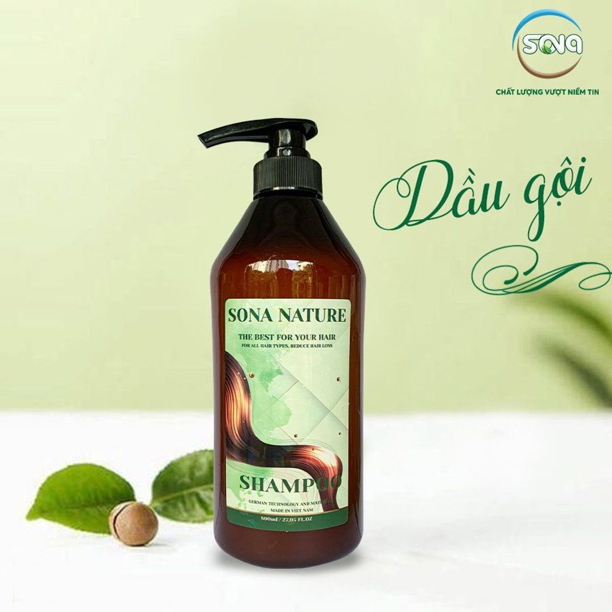 DẦU GỘI TỪ THIÊN NHIÊN SONA | Chai 800ml | Giảm Gãy Rụng Tóc - Chống chẻ ngọn -Kích Thích Mọc Tóc Và Nuôi Dưỡng Mái Tóc Chắc Khoẻ DẦU GỘI TỪ THIÊN NHIÊN SONA | Chai 800ml | Giảm Gãy Rụng Tóc - Chống chẻ ngọn -Kích Thích Mọc Tóc Và Nuôi Dưỡng Mái Tóc Chắc Khoẻ
