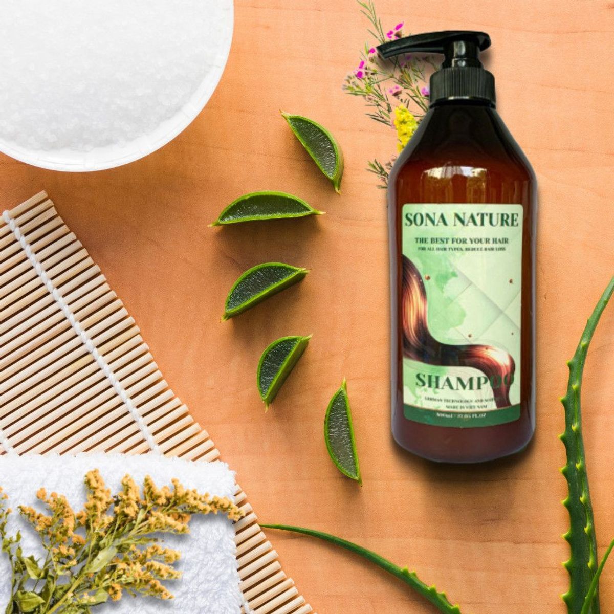 DẦU GỘI TỪ THIÊN NHIÊN SONA | Chai 800ml | Giảm Gãy Rụng Tóc - Chống chẻ ngọn -Kích Thích Mọc Tóc Và Nuôi Dưỡng Mái Tóc Chắc Khoẻ DẦU GỘI TỪ THIÊN NHIÊN SONA | Chai 800ml | Giảm Gãy Rụng Tóc - Chống chẻ ngọn -Kích Thích Mọc Tóc Và Nuôi Dưỡng Mái Tóc Chắc Khoẻ