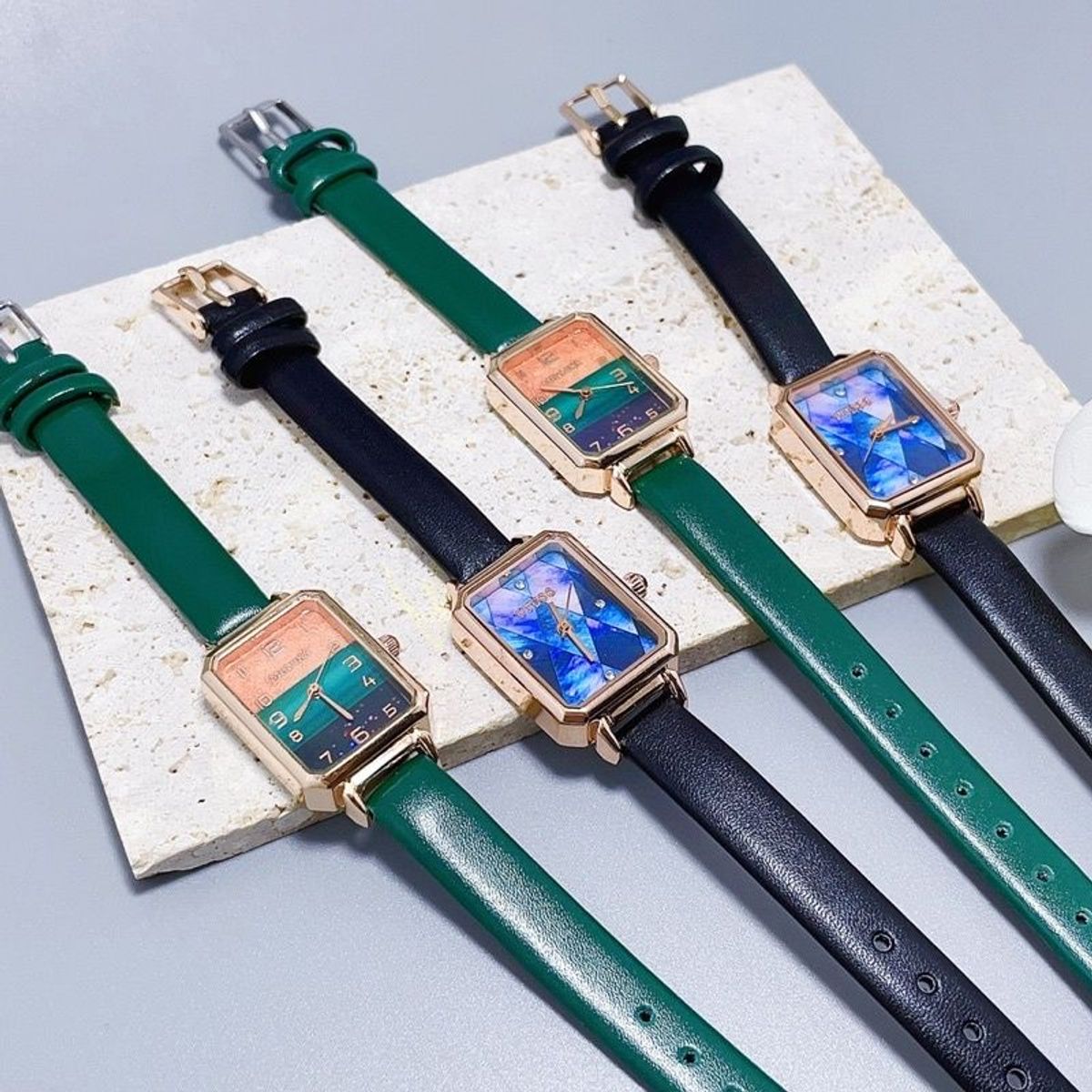 Đồng hồ nữ CTUSS dây da mặt vuông nữ tính trẻ trung mẫu mới 2023 Đồng hồ nữ CTUSS dây da mặt vuông nữ tính trẻ trung mẫu mới 2023
