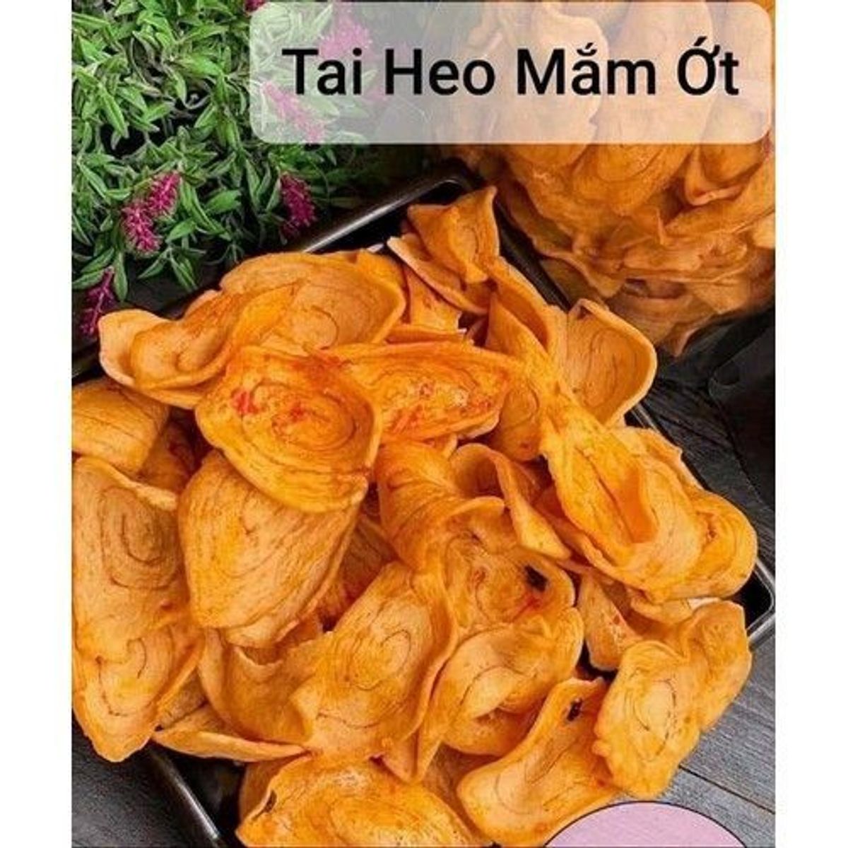 BÁNH TAI HEO MẮM ỚT ĂN LÀ GHIỀN 500G - WINNIE HOUSE BÁNH TAI HEO MẮM ỚT ĂN LÀ GHIỀN 500G - WINNIE HOUSE