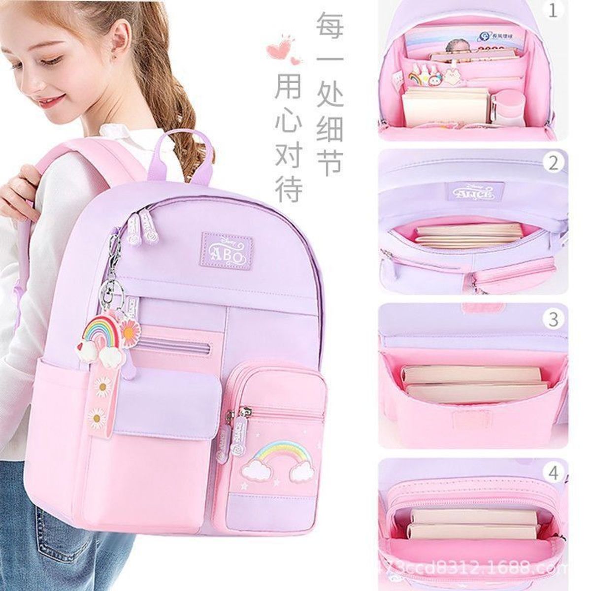 BALO ĐI HỌC CHỐNG THẤM NƯỚC TẶNG KÈM MÓC KHÓA DỄ THƯƠNG WH265 - WINNIE HOUSE BALO ĐI HỌC CHỐNG THẤM NƯỚC TẶNG KÈM MÓC KHÓA DỄ THƯƠNG WH265 - WINNIE HOUSE