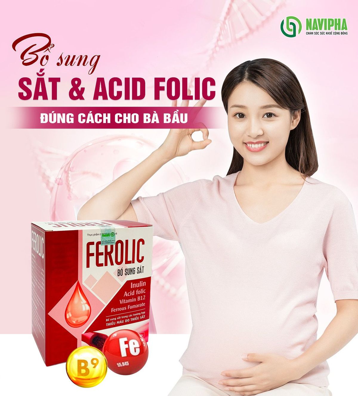 VIÊN UỐNG FEROLIC BỔ SUNG SẮT, ACID FOLIC HỘP 100 VIÊN - SINGCARE VIÊN UỐNG FEROLIC BỔ SUNG SẮT, ACID FOLIC HỘP 100 VIÊN - SINGCARE