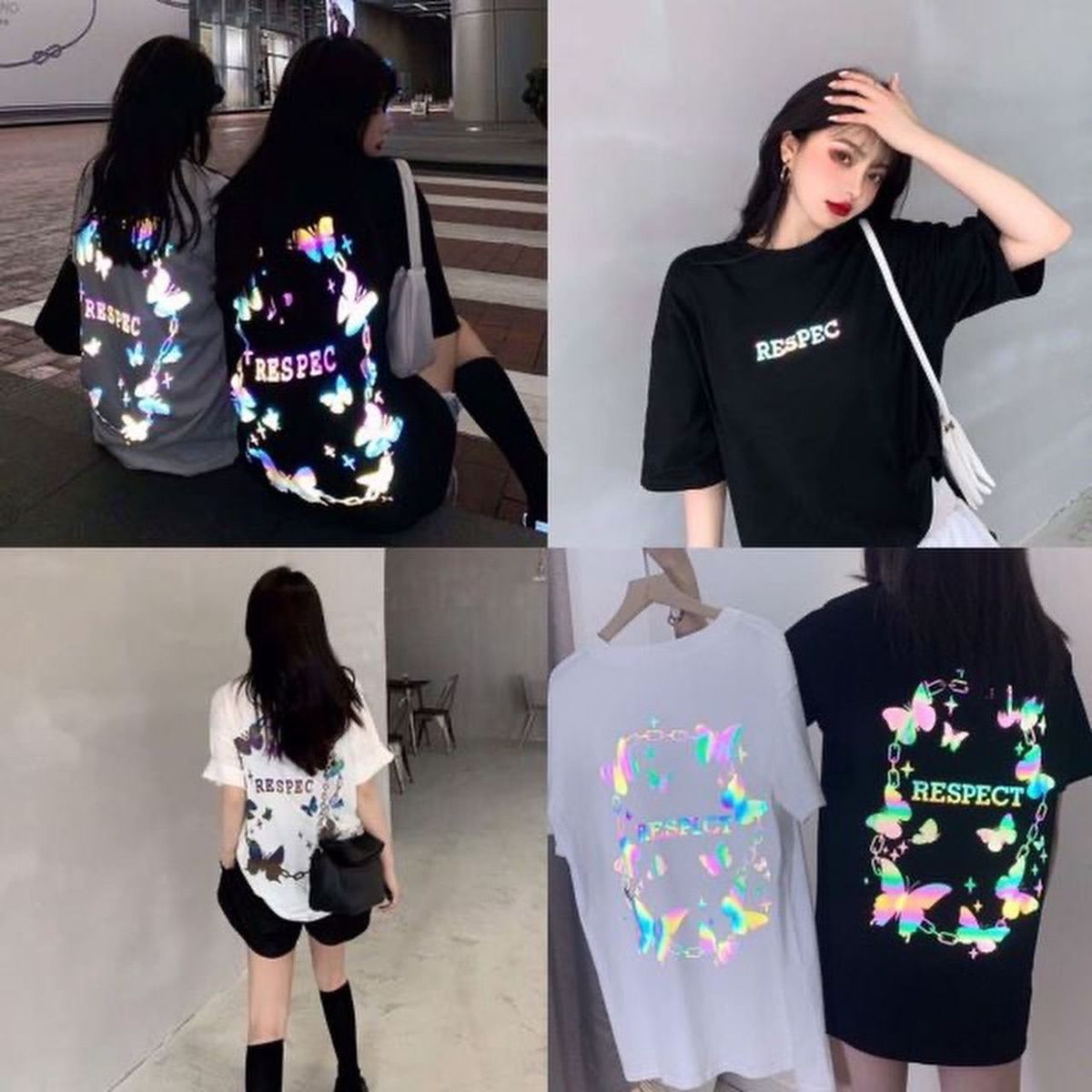 Áo Thun Xích Bướm LOGO PHẢN QUANG Unisex (Chụp FLASH mới PHẢN QUANG) giá sỉ - giá bán buôn Áo Thun Xích Bướm LOGO PHẢN QUANG Unisex (Chụp FLASH mới PHẢN QUANG) giá sỉ - giá bán buôn