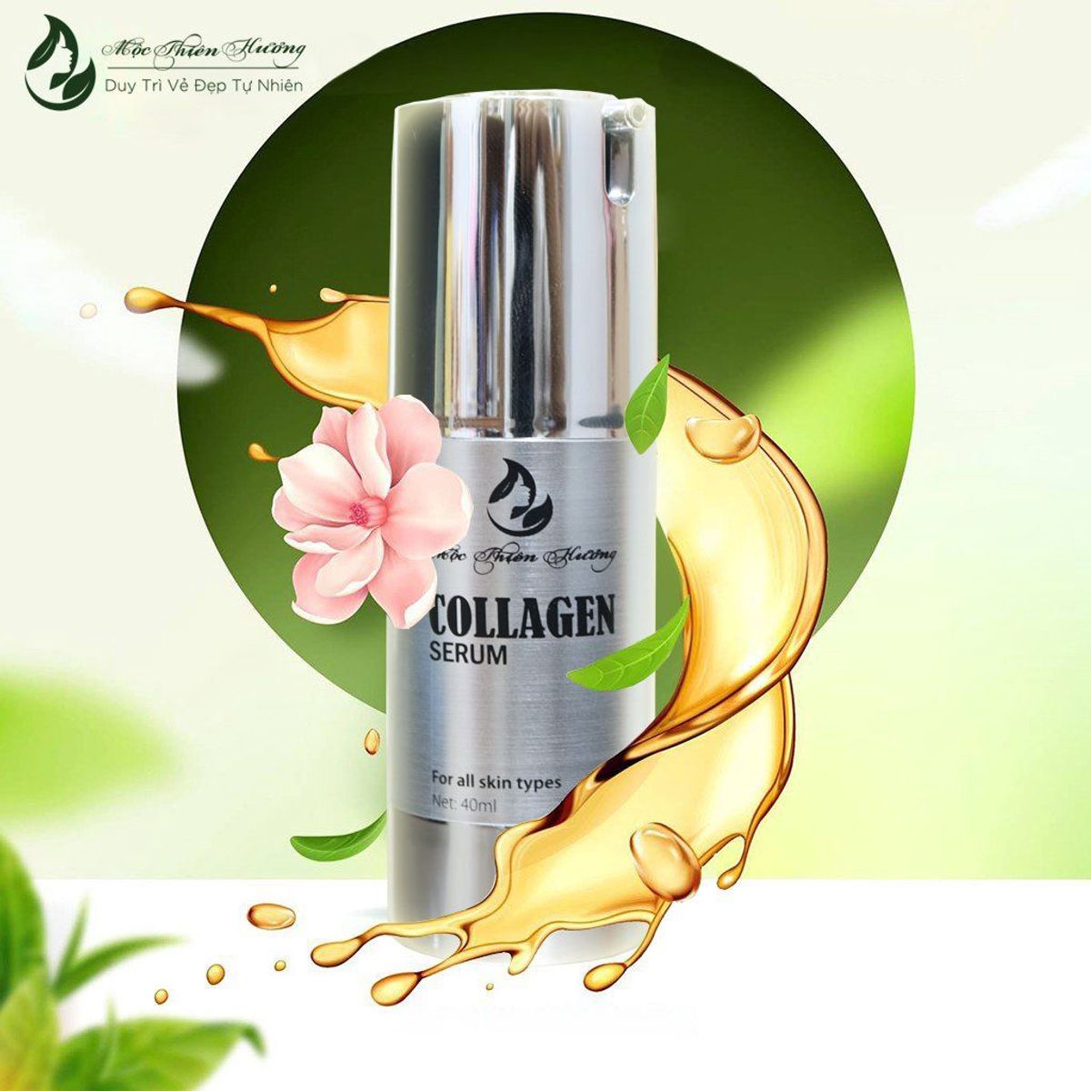 SERUM COLLAGEN CHỐNG LÃO HÓA, CĂNG BÓNG DA - MỘC THIÊN HƯƠNG SERUM COLLAGEN CHỐNG LÃO HÓA, CĂNG BÓNG DA - MỘC THIÊN HƯƠNG
