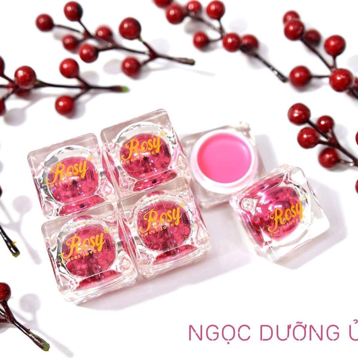 COMBO 3 NGỌC DƯỠNG Ủ MÔI - ROSY COMBO 3 NGỌC DƯỠNG Ủ MÔI - ROSY