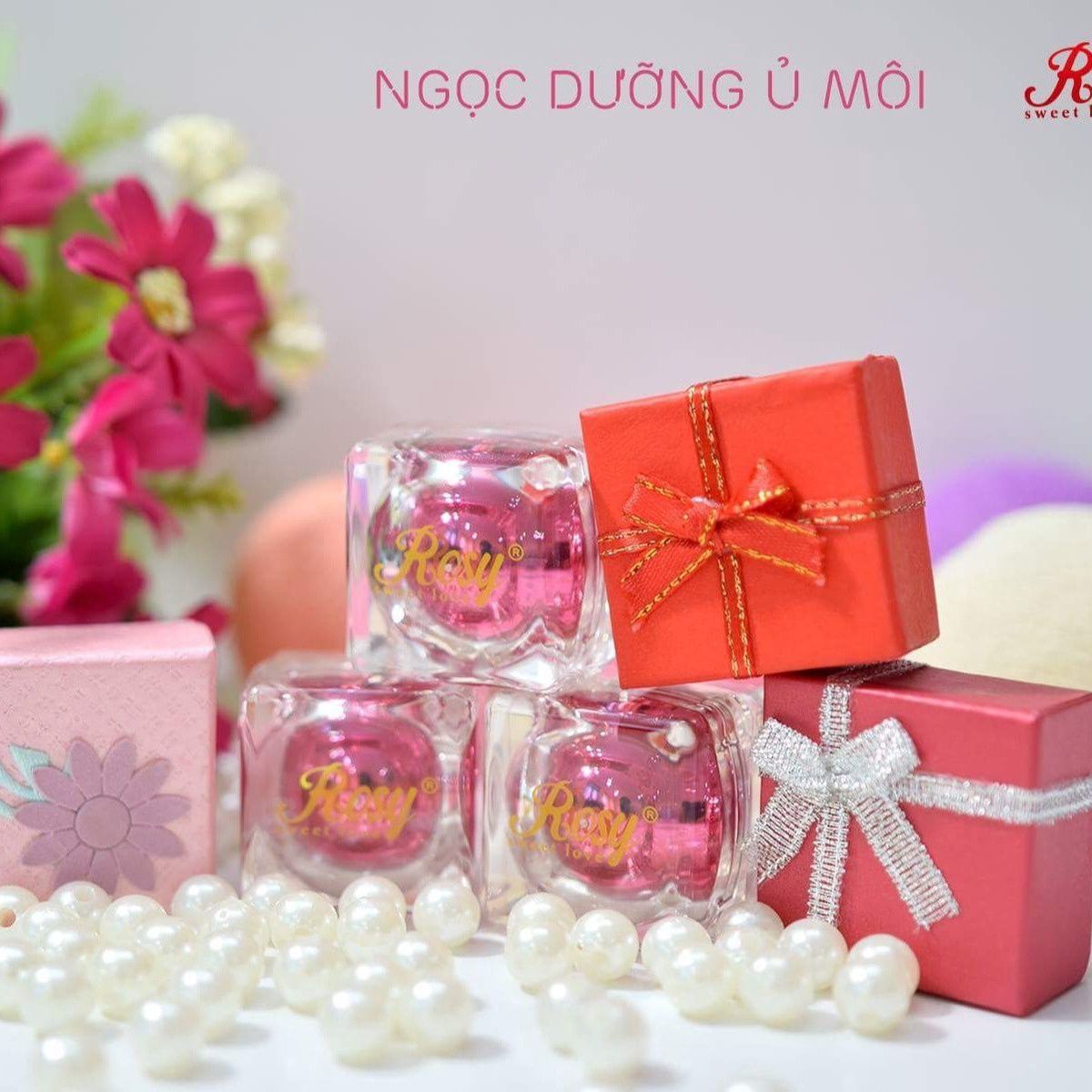 COMBO 3 NGỌC DƯỠNG Ủ MÔI - ROSY COMBO 3 NGỌC DƯỠNG Ủ MÔI - ROSY