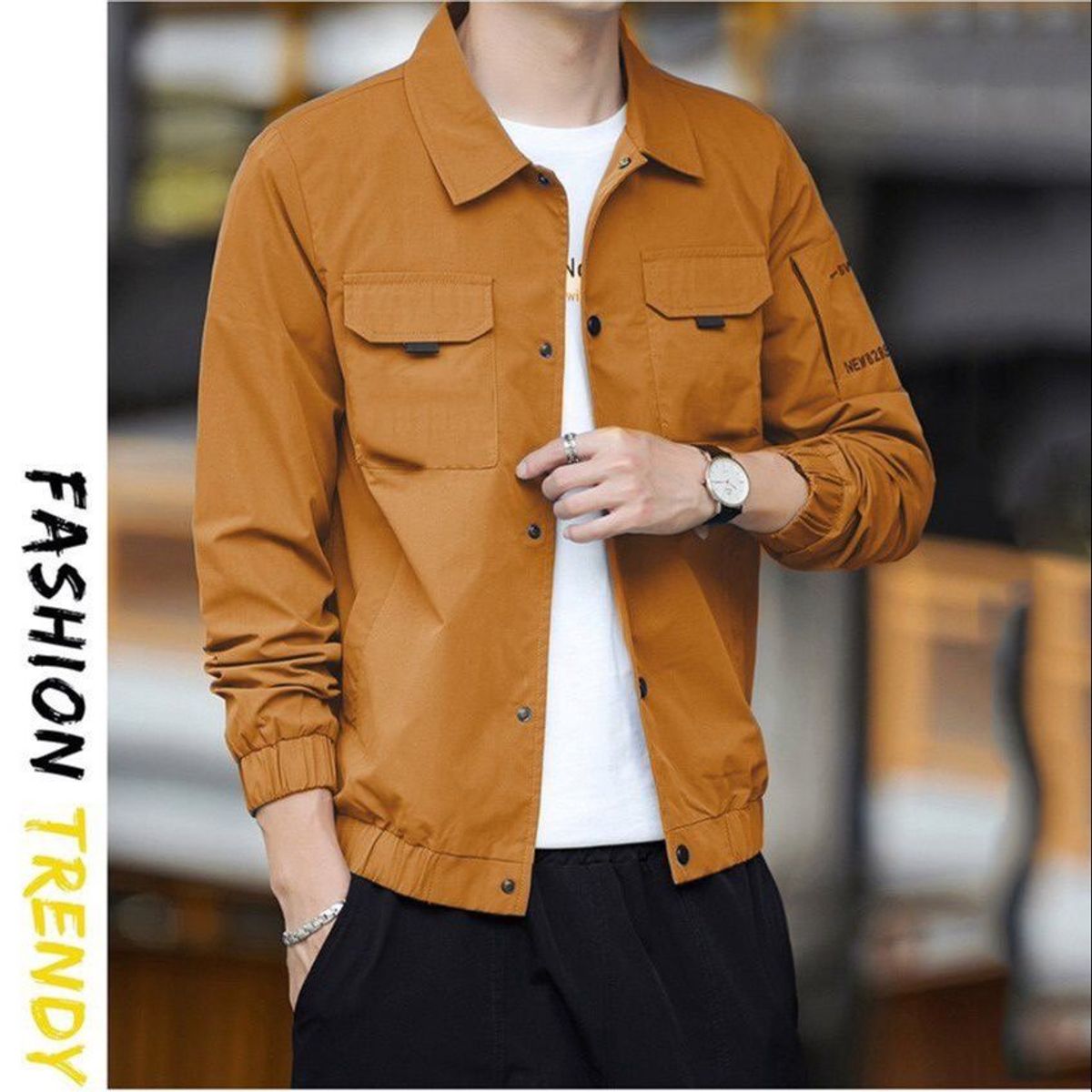 ÁO KHOÁC KAKI BOMBER PHONG CÁCH HÀN QUỐC AKK19 - PHL ÁO KHOÁC KAKI BOMBER PHONG CÁCH HÀN QUỐC AKK19 - PHL