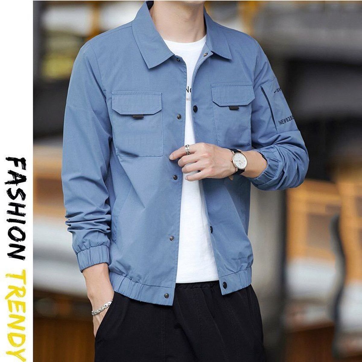 ÁO KHOÁC KAKI BOMBER PHONG CÁCH HÀN QUỐC AKK19 - PHL ÁO KHOÁC KAKI BOMBER PHONG CÁCH HÀN QUỐC AKK19 - PHL