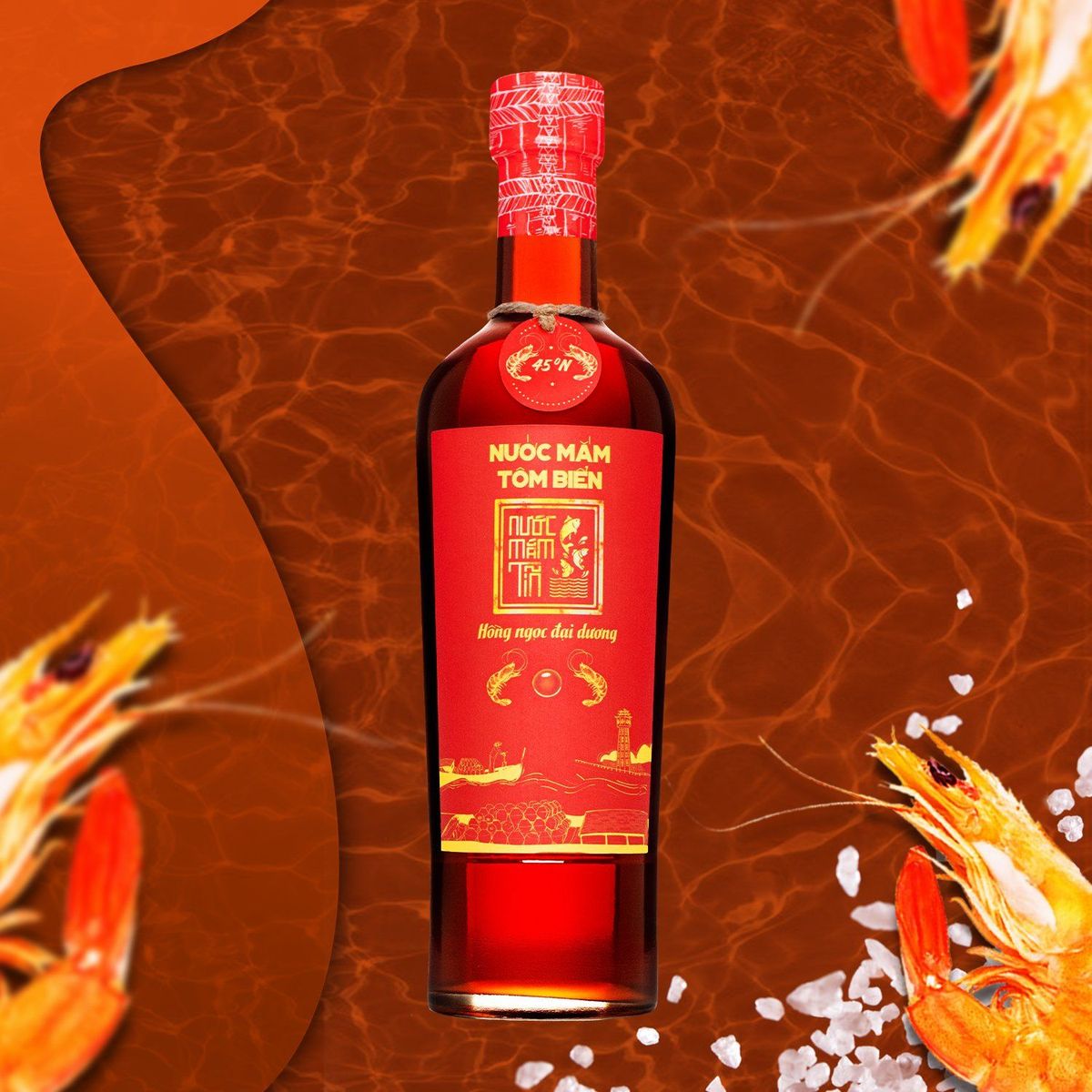 NƯỚC MẮM TĨN TÔM BIỂN HỒNG NGỌC ĐẠI DƯƠNG ĐỘ ĐẠM 45N 500ML - NƯỚC MẮM TĨN NƯỚC MẮM TĨN TÔM BIỂN HỒNG NGỌC ĐẠI DƯƠNG ĐỘ ĐẠM 45N 500ML - NƯỚC MẮM TĨN