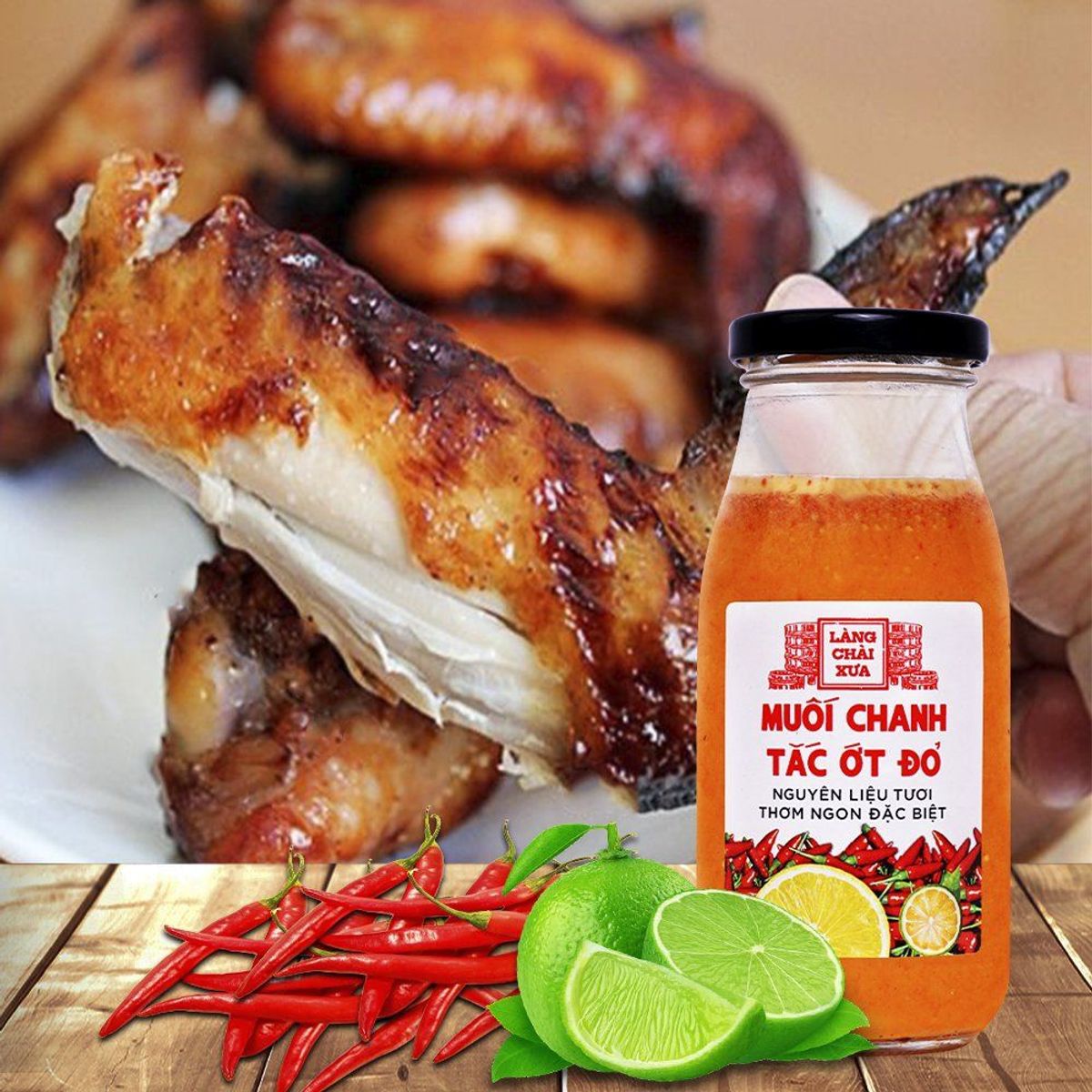 MUỐI ỚT ĐỎ CHANH TẮC CAO CẤP - LÀNG CHÀI XƯA MUỐI ỚT ĐỎ CHANH TẮC CAO CẤP - LÀNG CHÀI XƯA