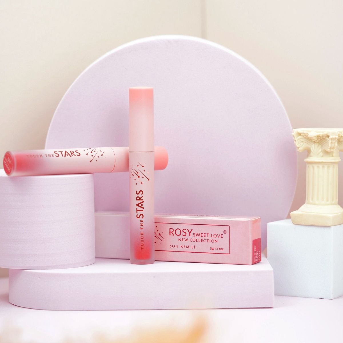 SON KEM LÌ ROSY TOUCH THE STARS VELVET TINT - ROSY SON KEM LÌ ROSY TOUCH THE STARS VELVET TINT - ROSY