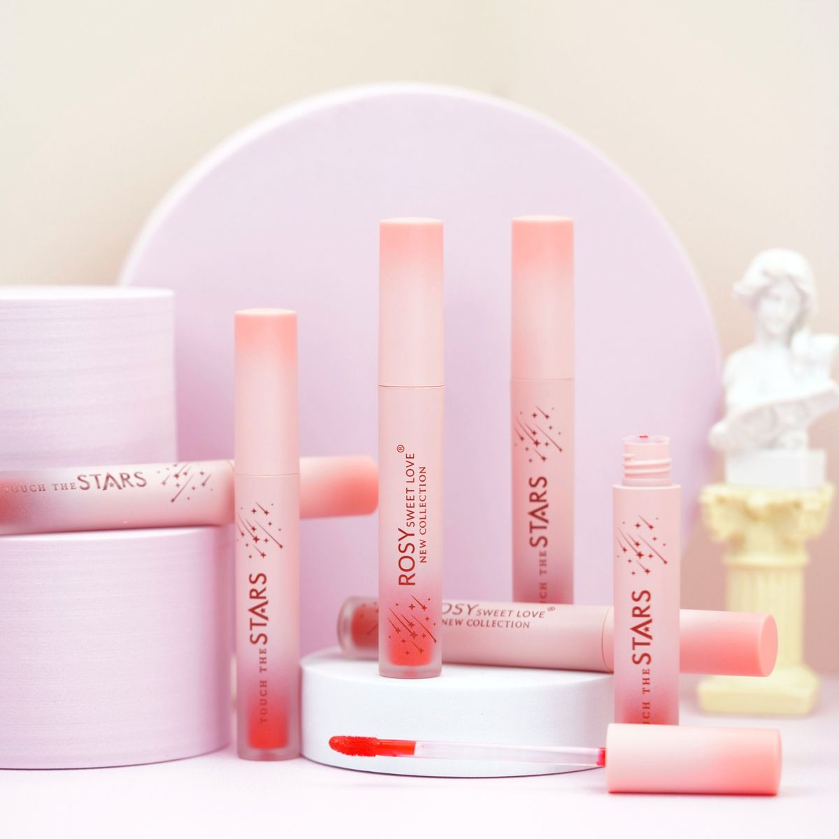 SON KEM LÌ ROSY TOUCH THE STARS VELVET TINT - ROSY SON KEM LÌ ROSY TOUCH THE STARS VELVET TINT - ROSY
