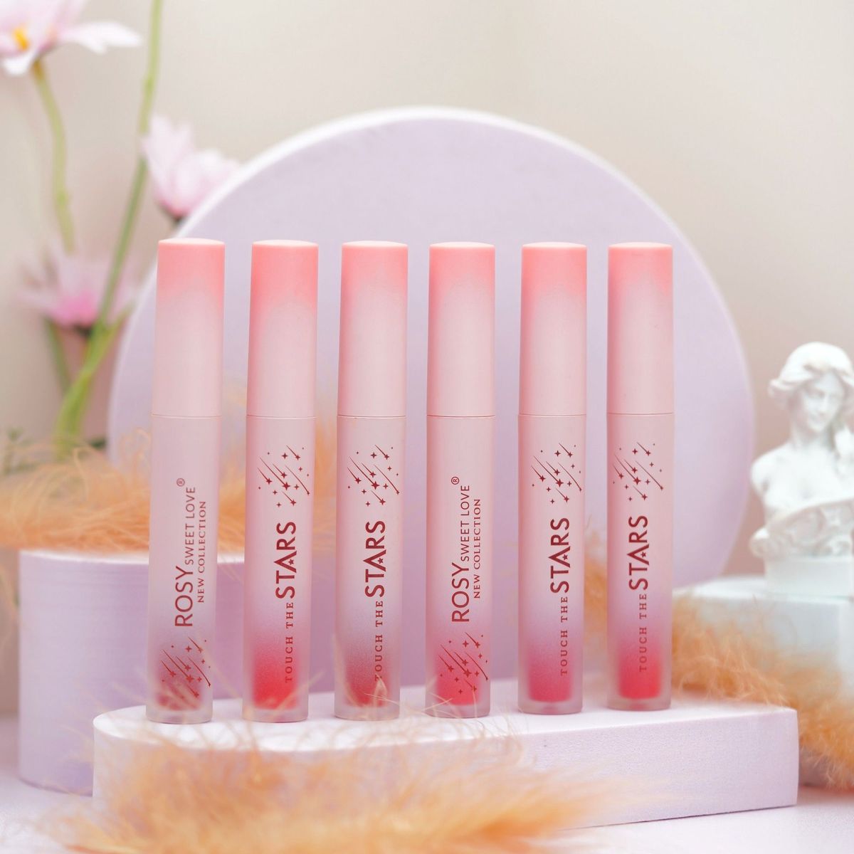 SET 2 SON KEM LÌ ROSY TOUCH THE STARS VELVET TINT - ROSY SET 2 SON KEM LÌ ROSY TOUCH THE STARS VELVET TINT - ROSY
