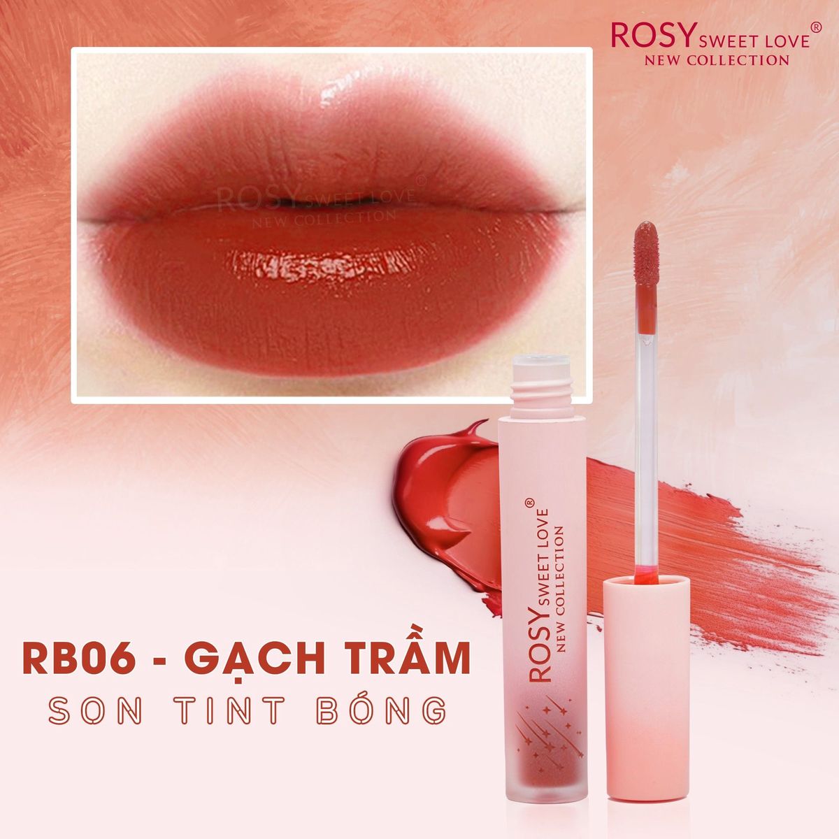 SON KEM LÌ ROSY TOUCH THE STARS VELVET TINT - ROSY SON KEM LÌ ROSY TOUCH THE STARS VELVET TINT - ROSY