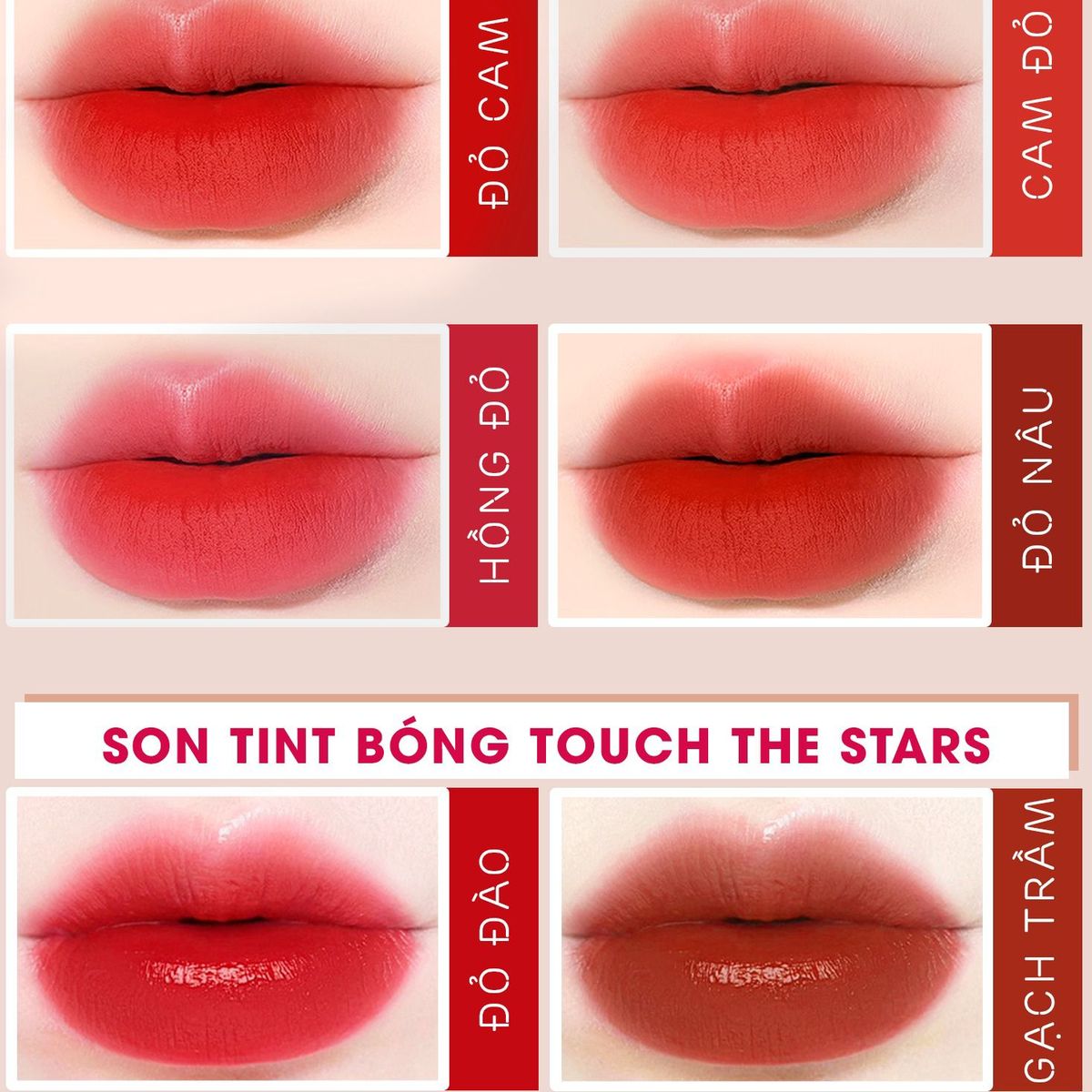 SET 2 SON KEM LÌ ROSY TOUCH THE STARS VELVET TINT - ROSY SET 2 SON KEM LÌ ROSY TOUCH THE STARS VELVET TINT - ROSY