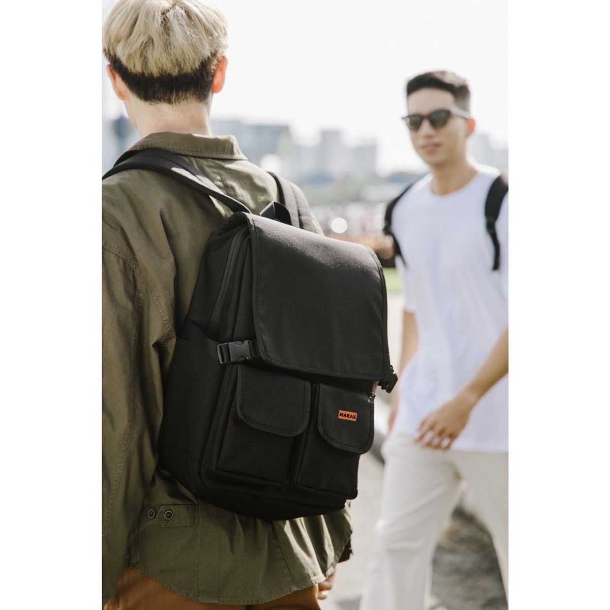 Balo Nam Nữ Chất liệu Chống thấm nước HARAS Backpack HR335 Balo Nam Nữ Chất liệu Chống thấm nước HARAS Backpack HR335