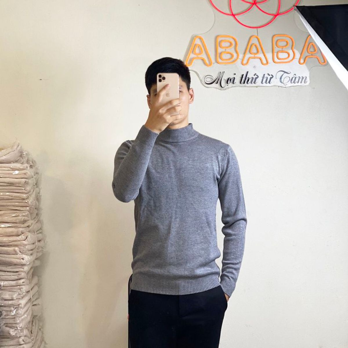 Áo len nam cổ lỡ cổ 5cm 5p hàng Quảng Châu mềm đẹp 5p-1920 Áo len nam cổ lỡ cổ 5cm 5p hàng Quảng Châu mềm đẹp 5p-1920