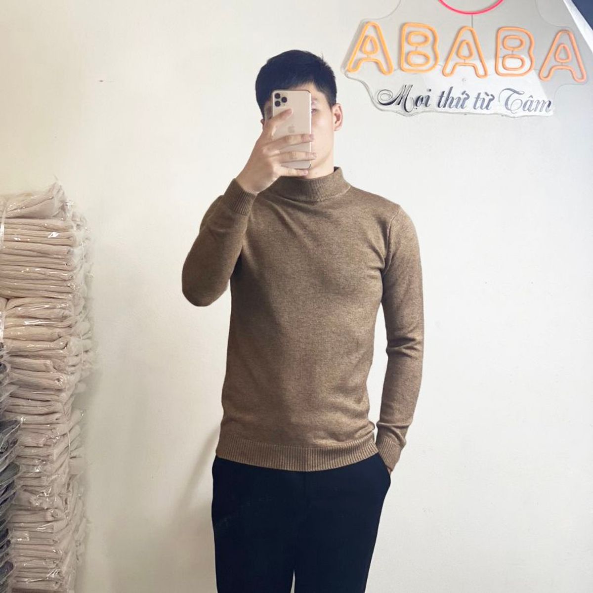 Áo len nam cổ lỡ cổ 5cm 5p hàng Quảng Châu mềm đẹp 5p-1920 Áo len nam cổ lỡ cổ 5cm 5p hàng Quảng Châu mềm đẹp 5p-1920