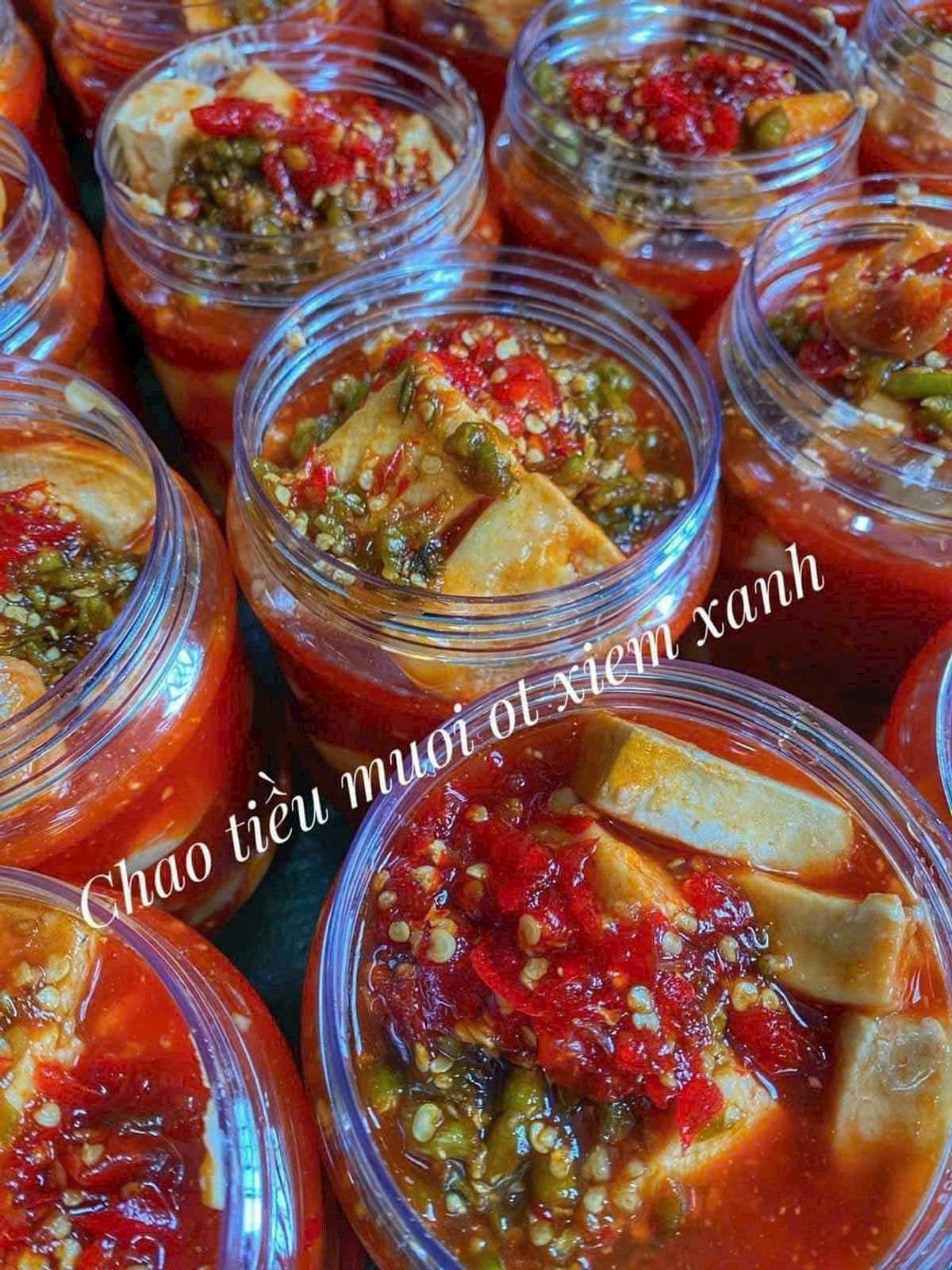 CHAO TIỀU MUỐI ỚT XIÊM XANH, ĐẶC SẢN THEO MÙA - WINNIE HOUSE (chỉ đi hàng khi khách thanh toán trước) CHAO TIỀU MUỐI ỚT XIÊM XANH, ĐẶC SẢN THEO MÙA - WINNIE HOUSE (chỉ đi hàng khi khách thanh toán trước)