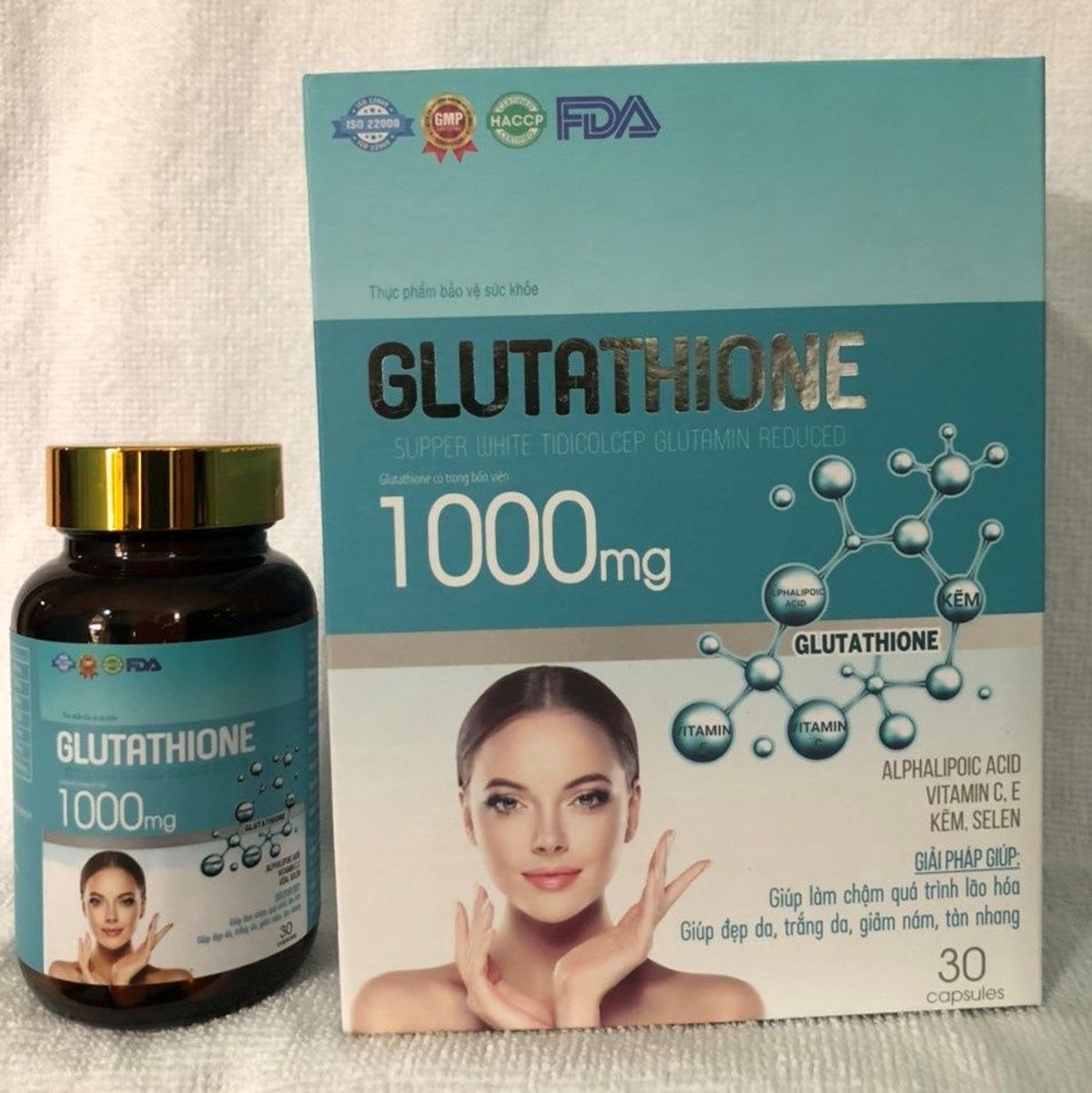 viên uống trắng da glutathione 1000mg VIÊN UỐNG TRẮNG DA CODEAGE LIPOSOMAL GLUTATHIONE