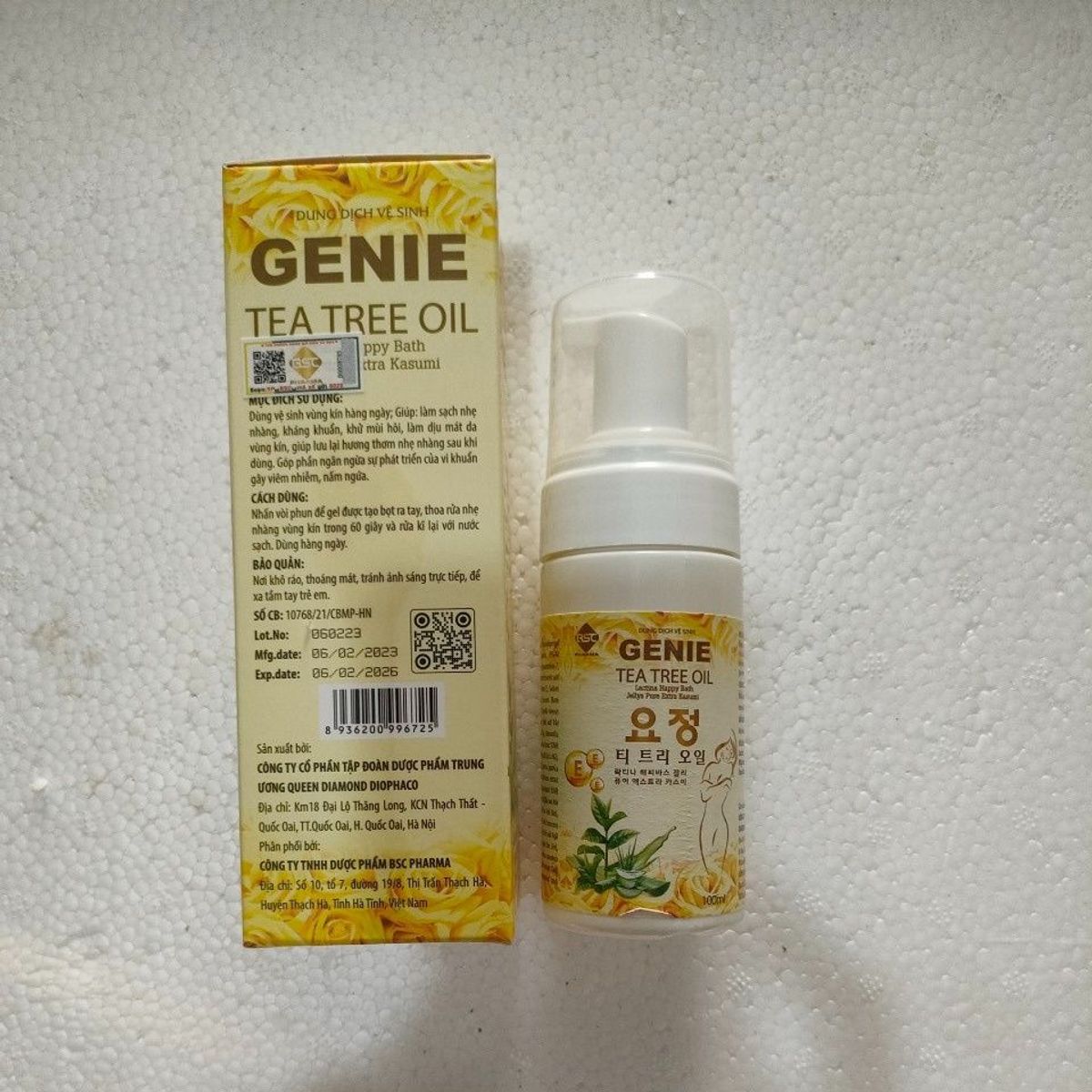 DUNG DỊCH VỆ SINH GENIE TEA TREE OIL NGỪA KHÁNG KHUẨN NGỪA VIÊM ,NGỨA 100ML - BSC DUNG DỊCH VỆ SINH GENIE TEA TREE OIL NGỪA KHÁNG KHUẨN NGỪA VIÊM ,NGỨA 100ML - BSC