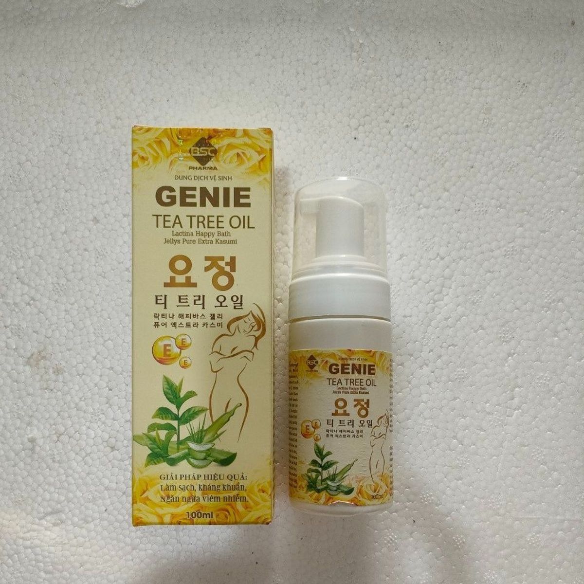 DUNG DỊCH VỆ SINH GENIE TEA TREE OIL NGỪA KHÁNG KHUẨN NGỪA VIÊM ,NGỨA 100ML - BSC DUNG DỊCH VỆ SINH GENIE TEA TREE OIL NGỪA KHÁNG KHUẨN NGỪA VIÊM ,NGỨA 100ML - BSC
