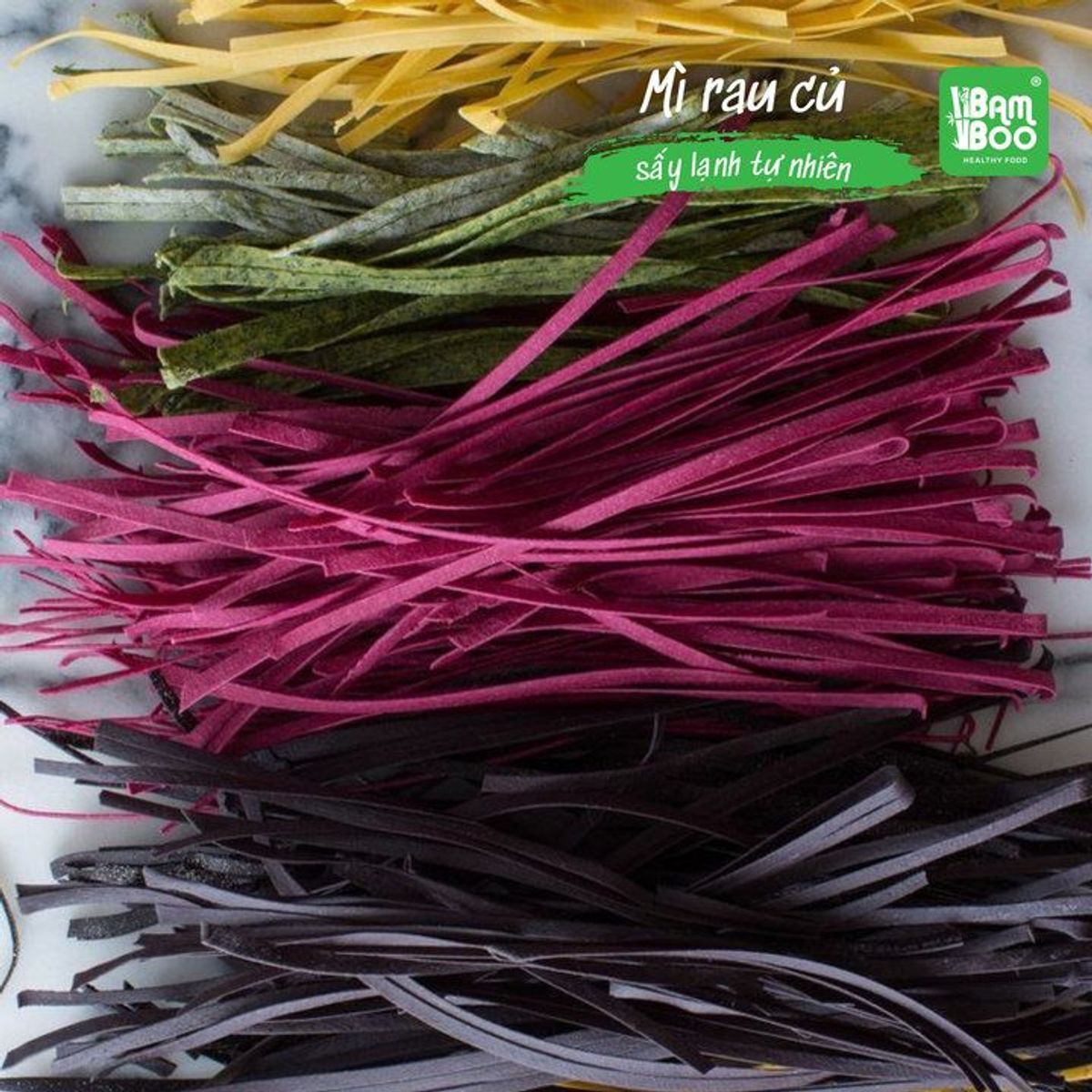 MÌ RAU CỦ SẤY LẠNH TỰ NHIÊN 500G - BAMBOO FOOD MÌ RAU CỦ SẤY LẠNH TỰ NHIÊN 500G - BAMBOO FOOD