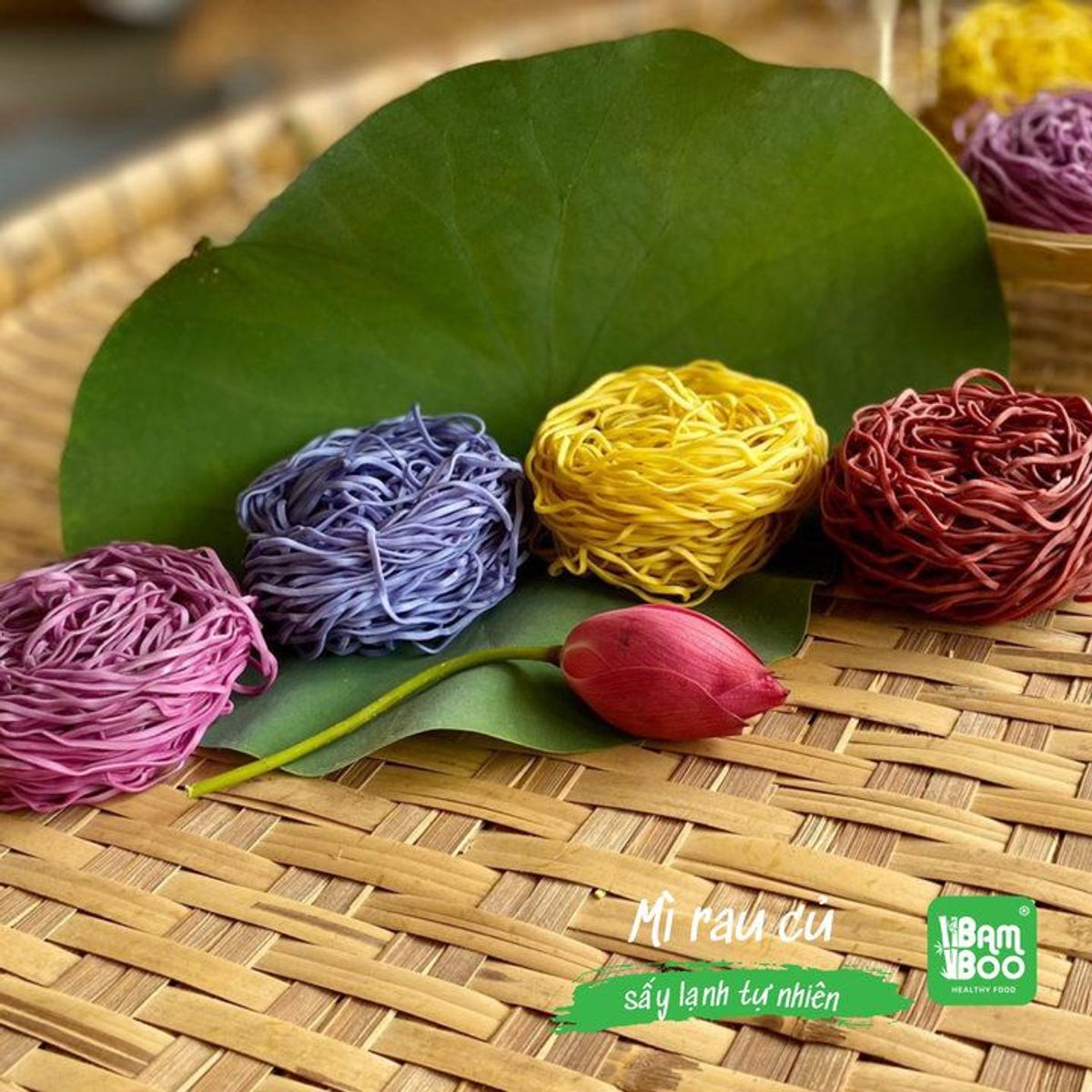 MÌ RAU CỦ SẤY LẠNH TỰ NHIÊN 500G - BAMBOO FOOD MÌ RAU CỦ SẤY LẠNH TỰ NHIÊN 500G - BAMBOO FOOD