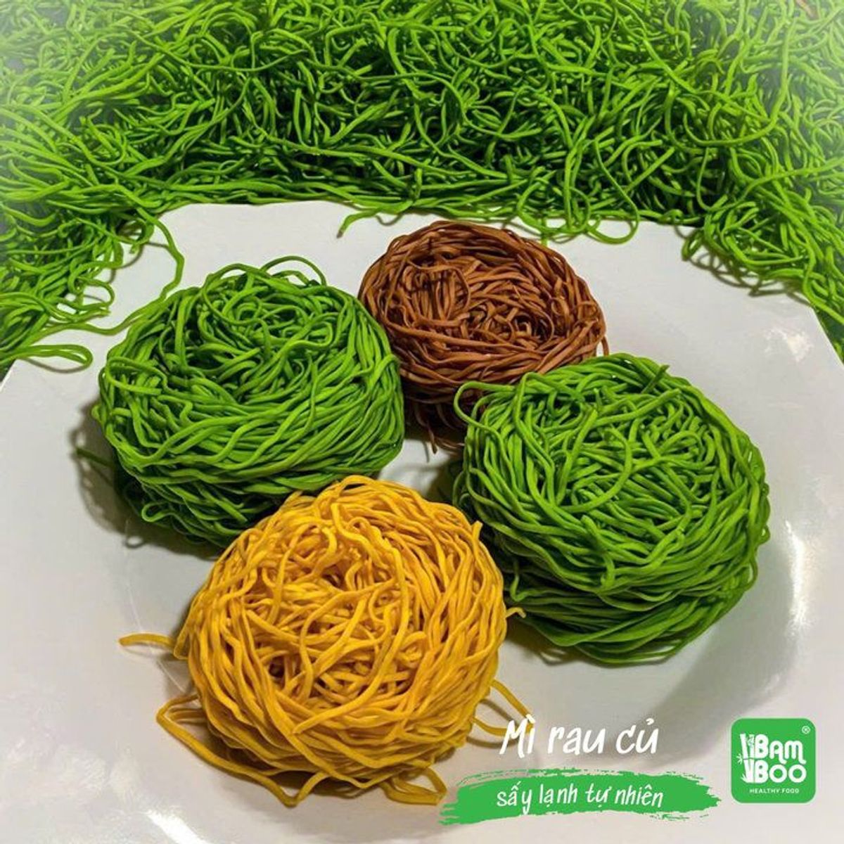 MÌ RAU CỦ SẤY LẠNH TỰ NHIÊN 500G - BAMBOO FOOD MÌ RAU CỦ SẤY LẠNH TỰ NHIÊN 500G - BAMBOO FOOD