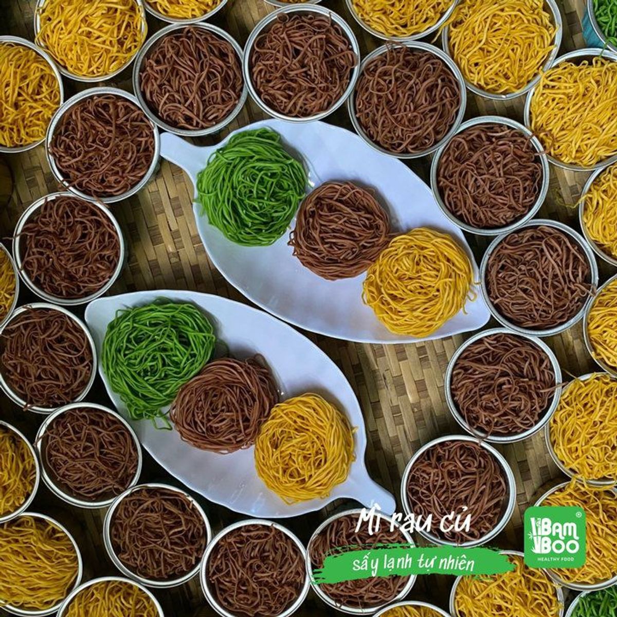 MÌ RAU CỦ SẤY LẠNH TỰ NHIÊN 500G - BAMBOO FOOD MÌ RAU CỦ SẤY LẠNH TỰ NHIÊN 500G - BAMBOO FOOD