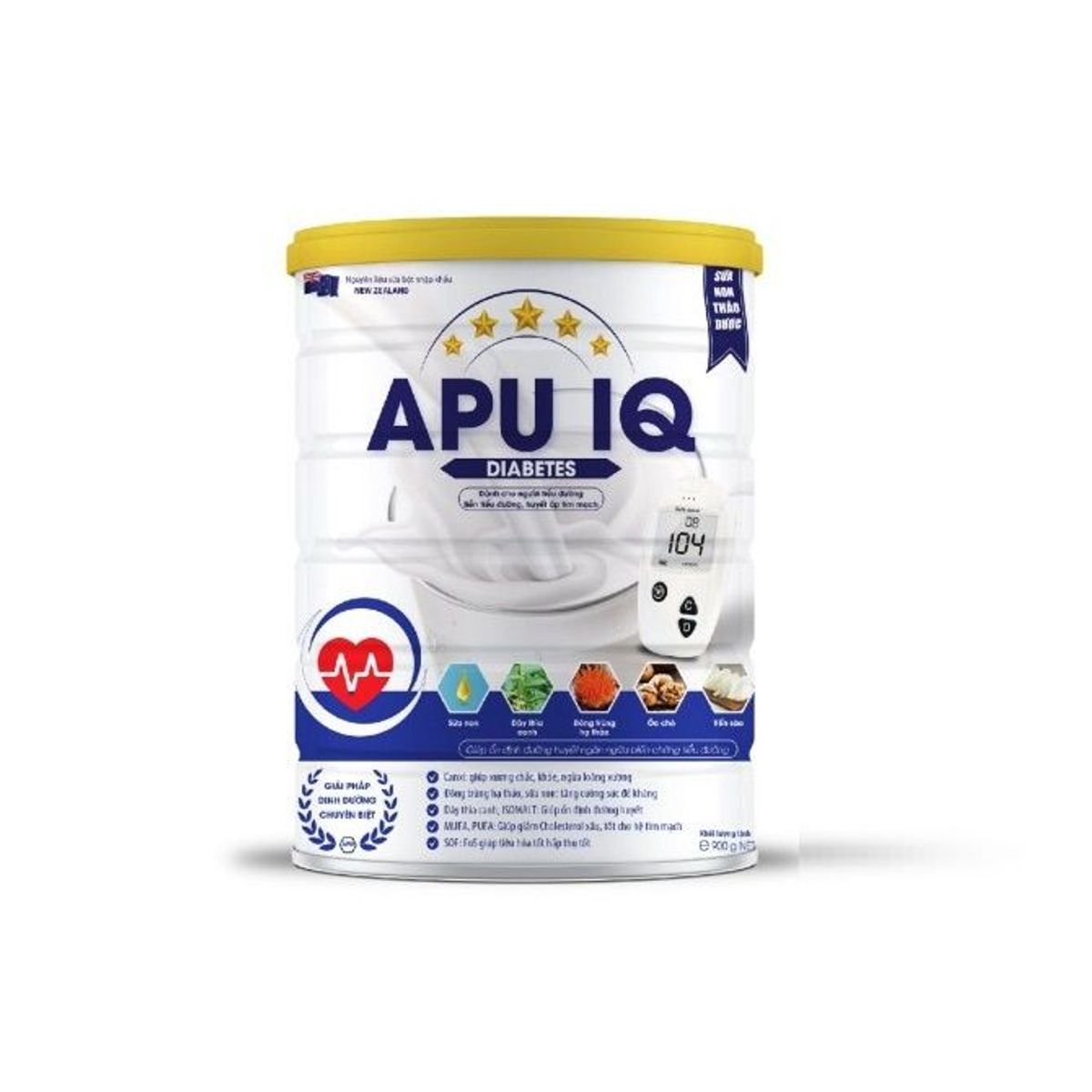 SỮA BỘT APU IQ DIABETES SURE CHO NGƯỜI TIỂU ĐƯỜNG 900G - NANOFOOD SỮA BỘT APU IQ DIABETES SURE CHO NGƯỜI TIỂU ĐƯỜNG 900G - NANOFOOD