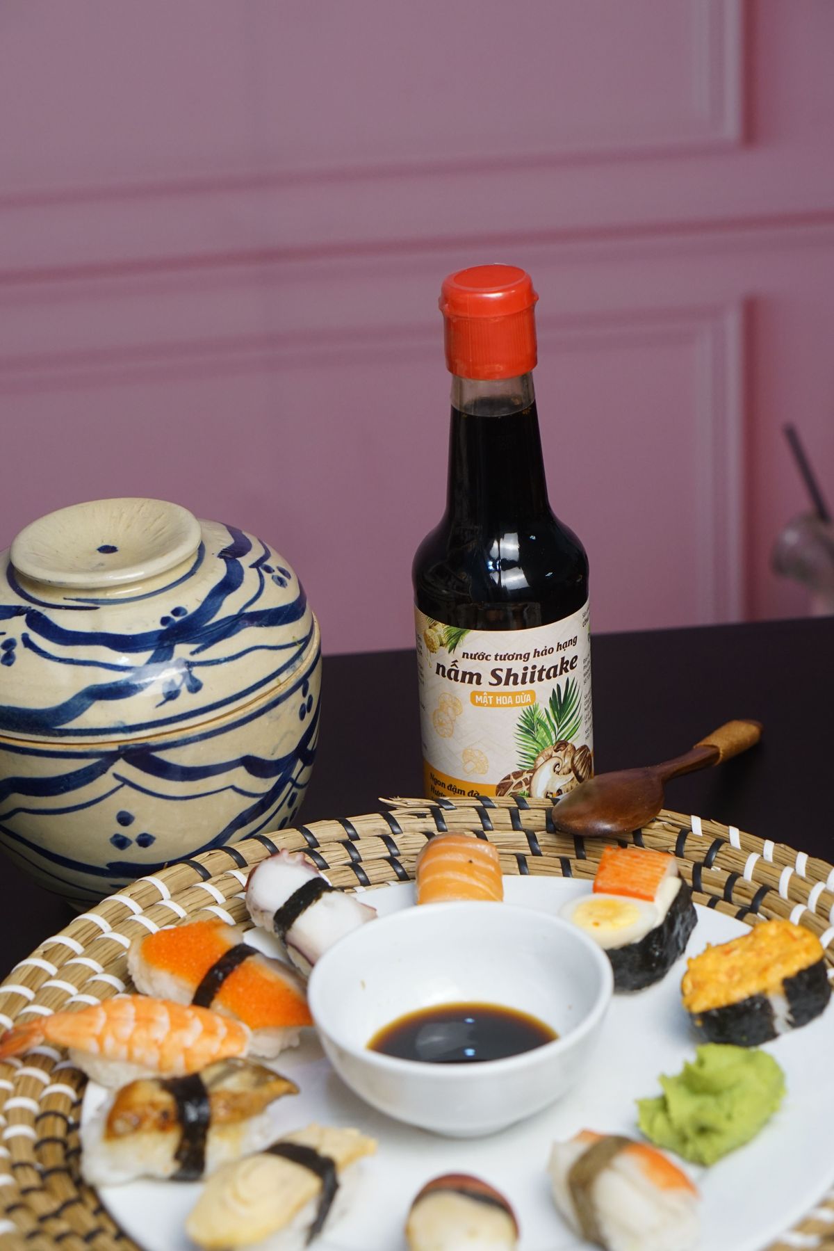 NƯỚC TƯƠNG NẤM SHIITAKE MẬT HOA DỪA HẢO HẠN 300ML - DETOKO NƯỚC TƯƠNG NẤM SHIITAKE MẬT HOA DỪA HẢO HẠN 300ML - DETOKO