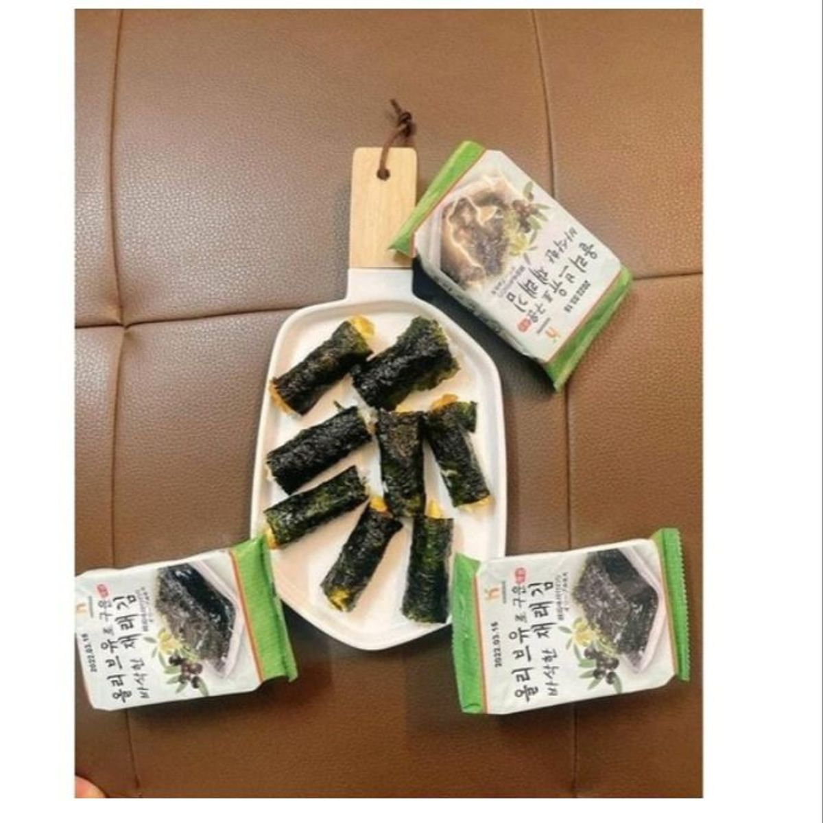 LỐC 16 GÓI RONG BIỂN ĂN LIỀN LÁ KIM TRUYỀN THỐNG VỊ DẦU OLIVE CTB240 - BECHIP LỐC 16 GÓI RONG BIỂN ĂN LIỀN LÁ KIM TRUYỀN THỐNG VỊ DẦU OLIVE CTB240 - BECHIP