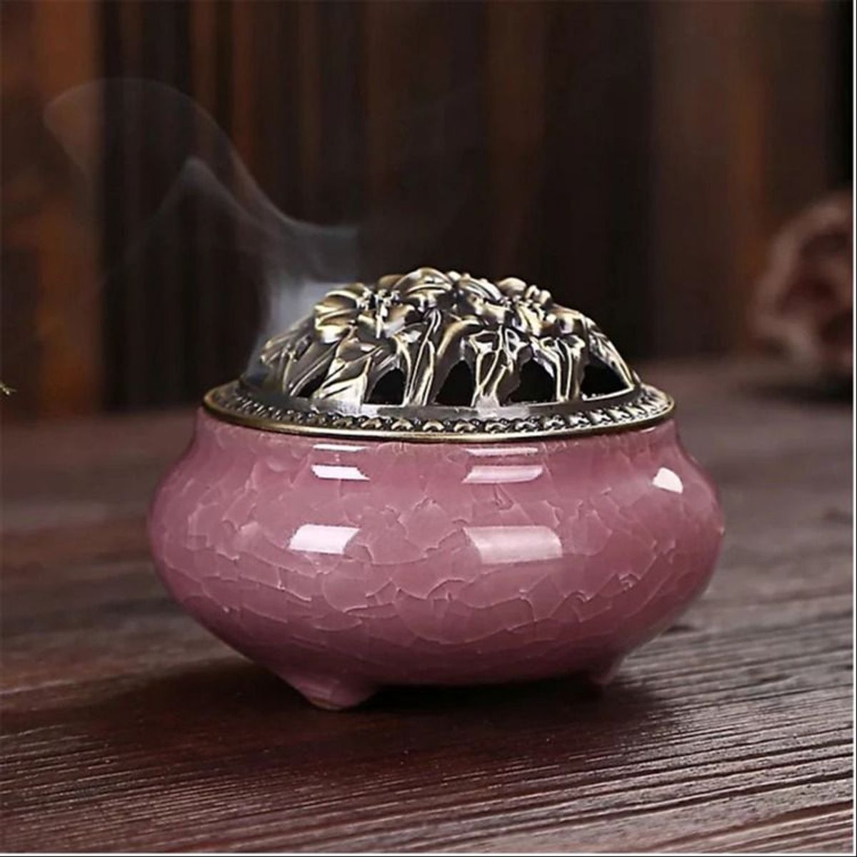 LƯ XÔNG TRẦM BẰNG SỨ CÓ TẶNG 1 ĐẾ CẮM HỒ LÔ CTB468 - BECHIP LƯ XÔNG TRẦM BẰNG SỨ CÓ TẶNG 1 ĐẾ CẮM HỒ LÔ CTB468 - BECHIP