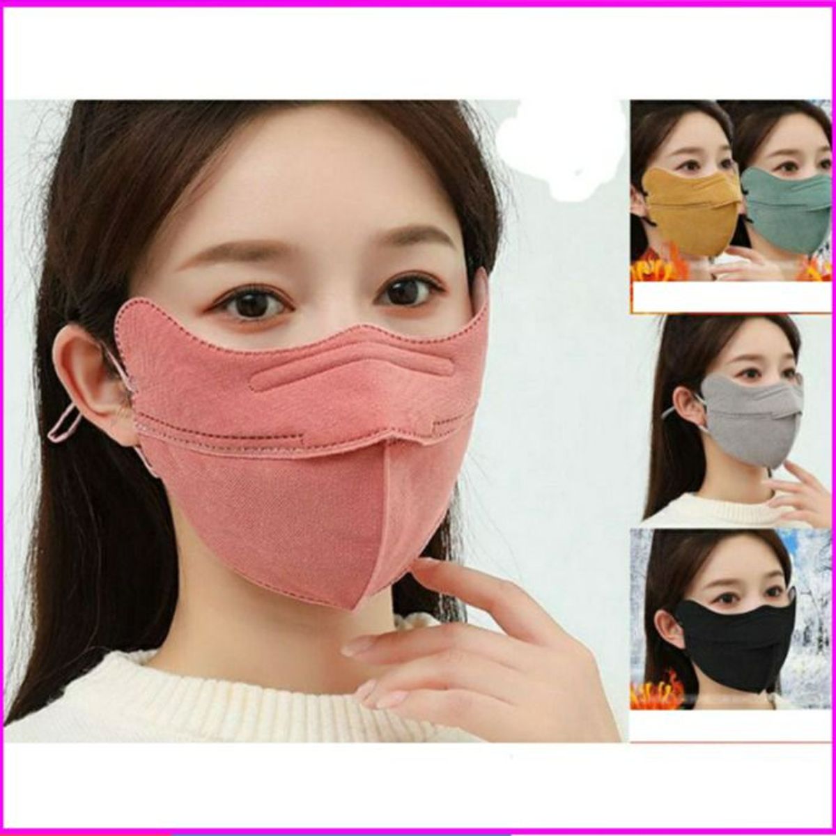 KHẨU TRANG CHỐNG NẮNG TIA UV THỜI TRANG HÀN QUỐC 4D - BECHIP KHẨU TRANG CHỐNG NẮNG TIA UV THỜI TRANG HÀN QUỐC 4D - BECHIP