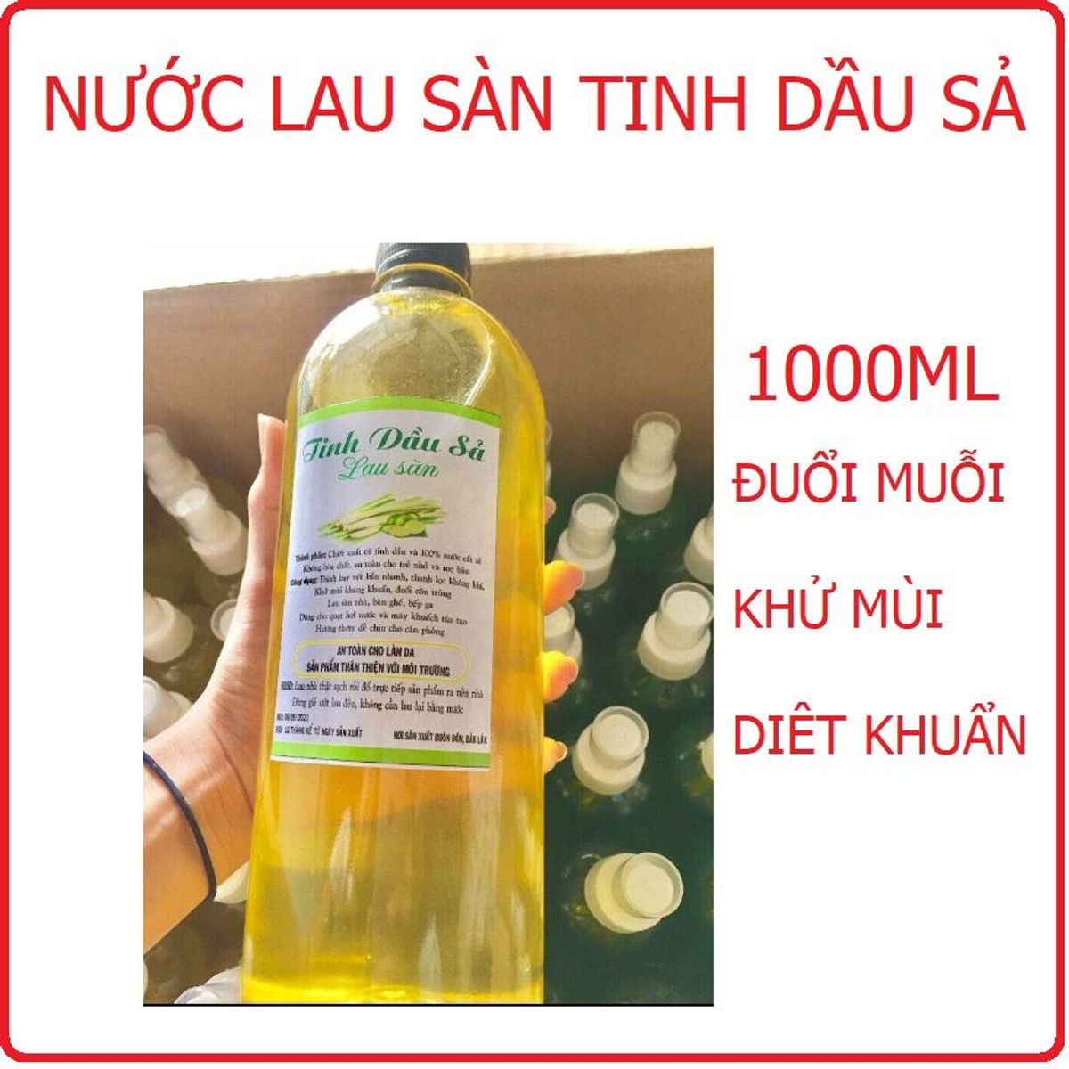 NƯỚC LAU SÀN TINH DẦU SẢ, NƯỚC CẤT TINH DẦU XẢ LAU SÀN, TINH DẦU SẢ NGUYÊN CHẤT 1 LÍT CTB333 - BECHIP NƯỚC LAU SÀN TINH DẦU SẢ, NƯỚC CẤT TINH DẦU XẢ LAU SÀN, TINH DẦU SẢ NGUYÊN CHẤT 1 LÍT CTB333 - BECHIP