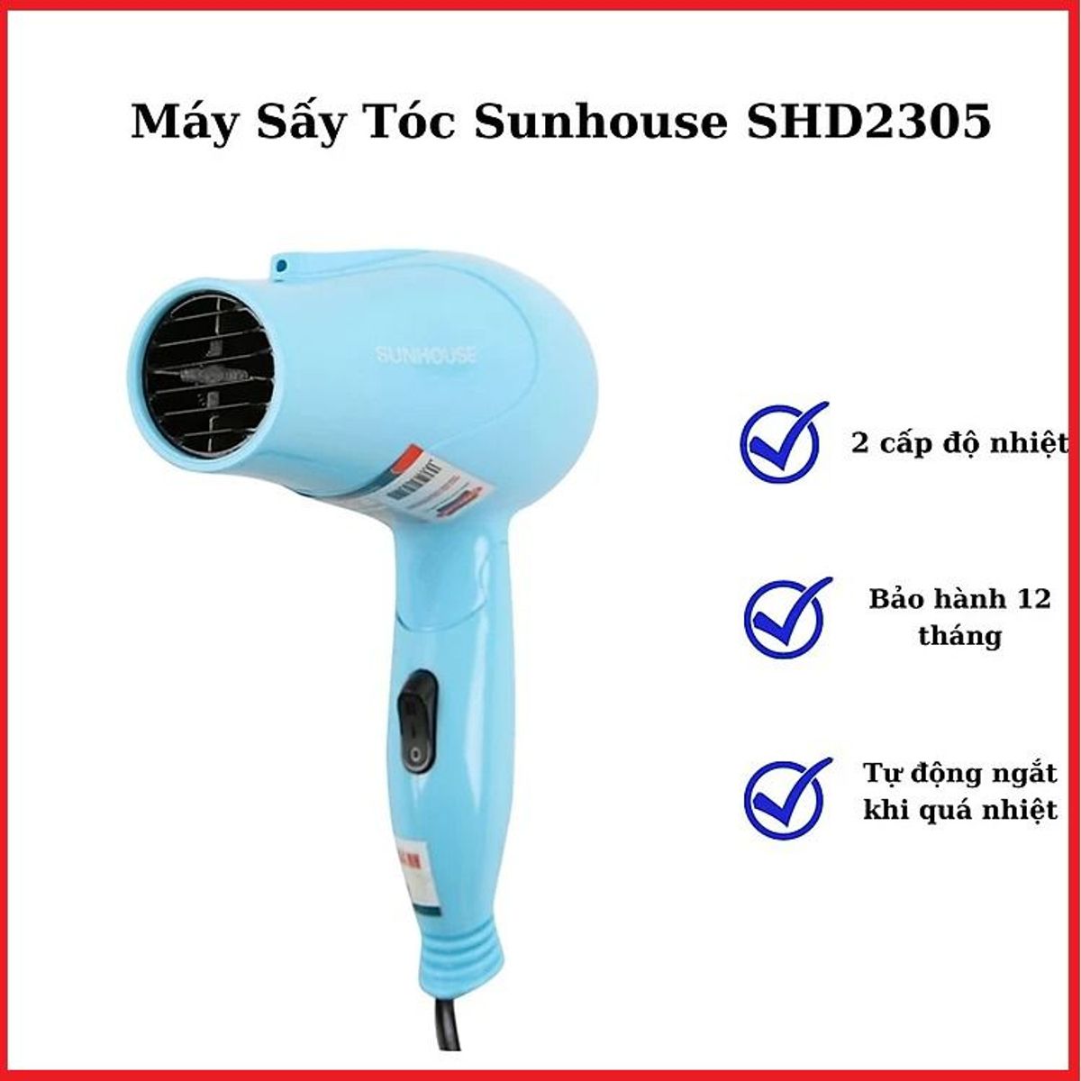 MÁY SẤY TÓC SUNHOUSE SHD2305 CTB329 - BECHIP MÁY SẤY TÓC SUNHOUSE SHD2305 CTB329 - BECHIP
