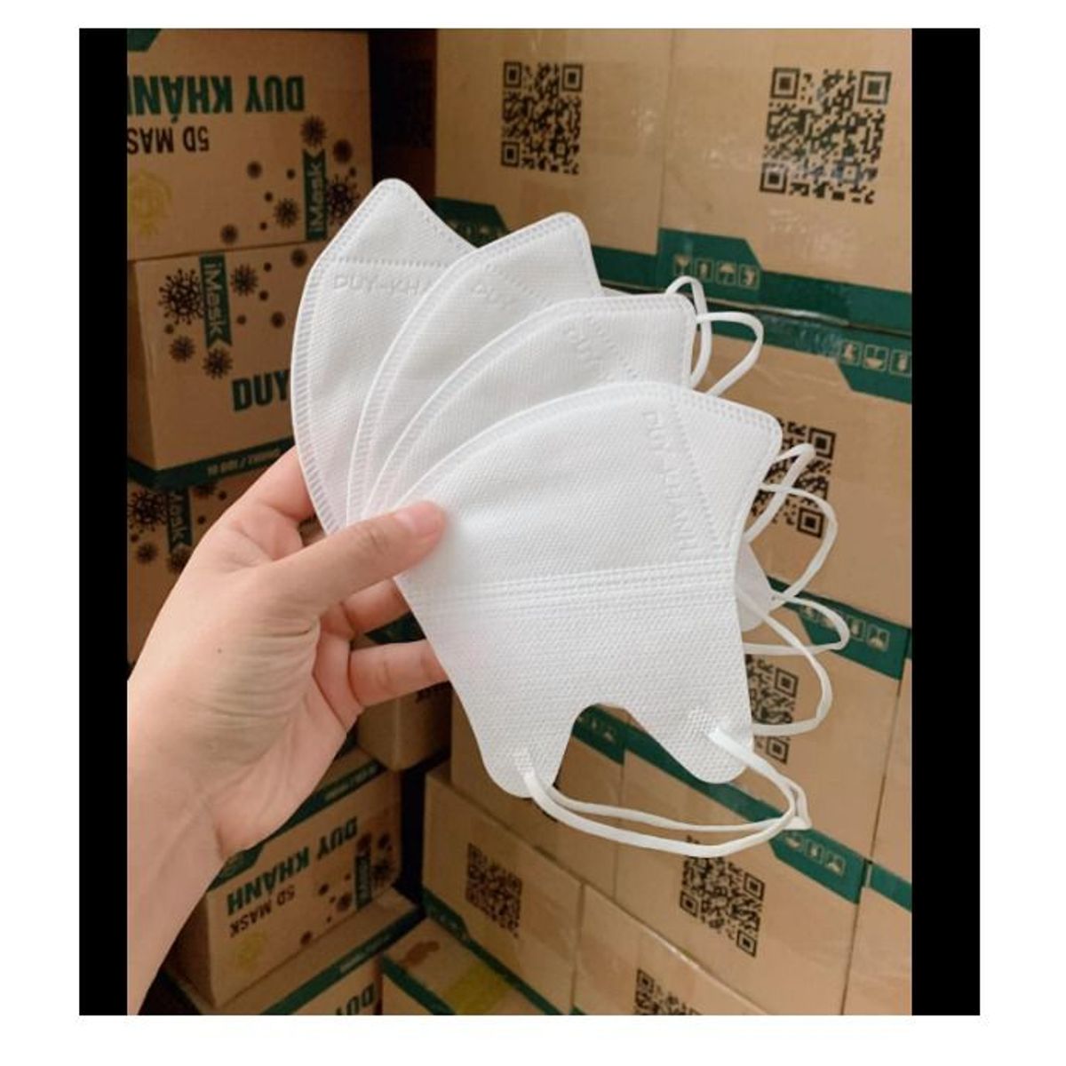 THÙNG 100 CÁI KHẨU TRANG 5D MÀU TRẮNG TÚI BÓNG CTB98 - BECHIP THÙNG 100 CÁI KHẨU TRANG 5D MÀU TRẮNG TÚI BÓNG CTB98 - BECHIP